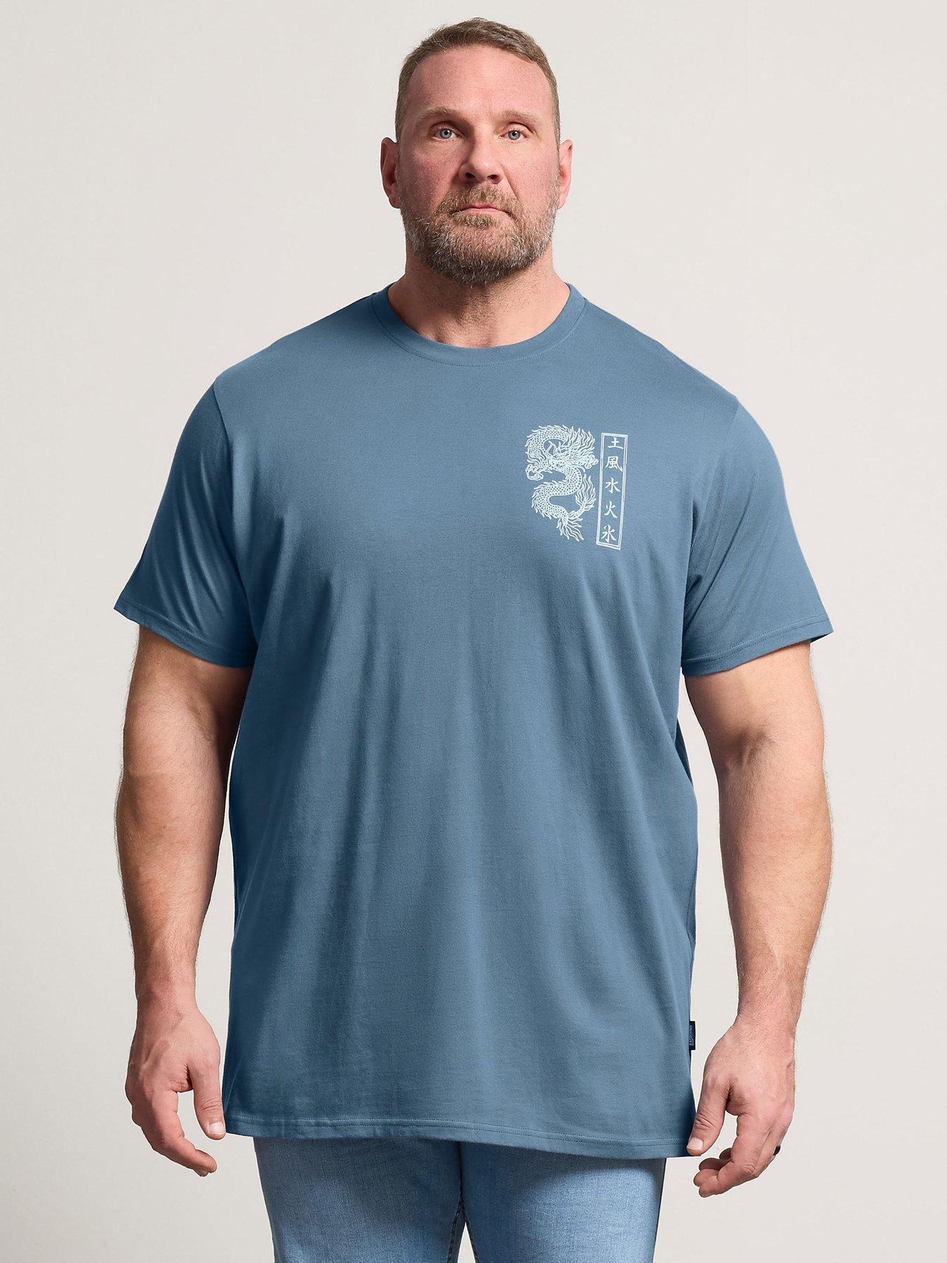 Image 1 of 5 of BadRhino Mirage Double Dragon T-Shirt - Blue