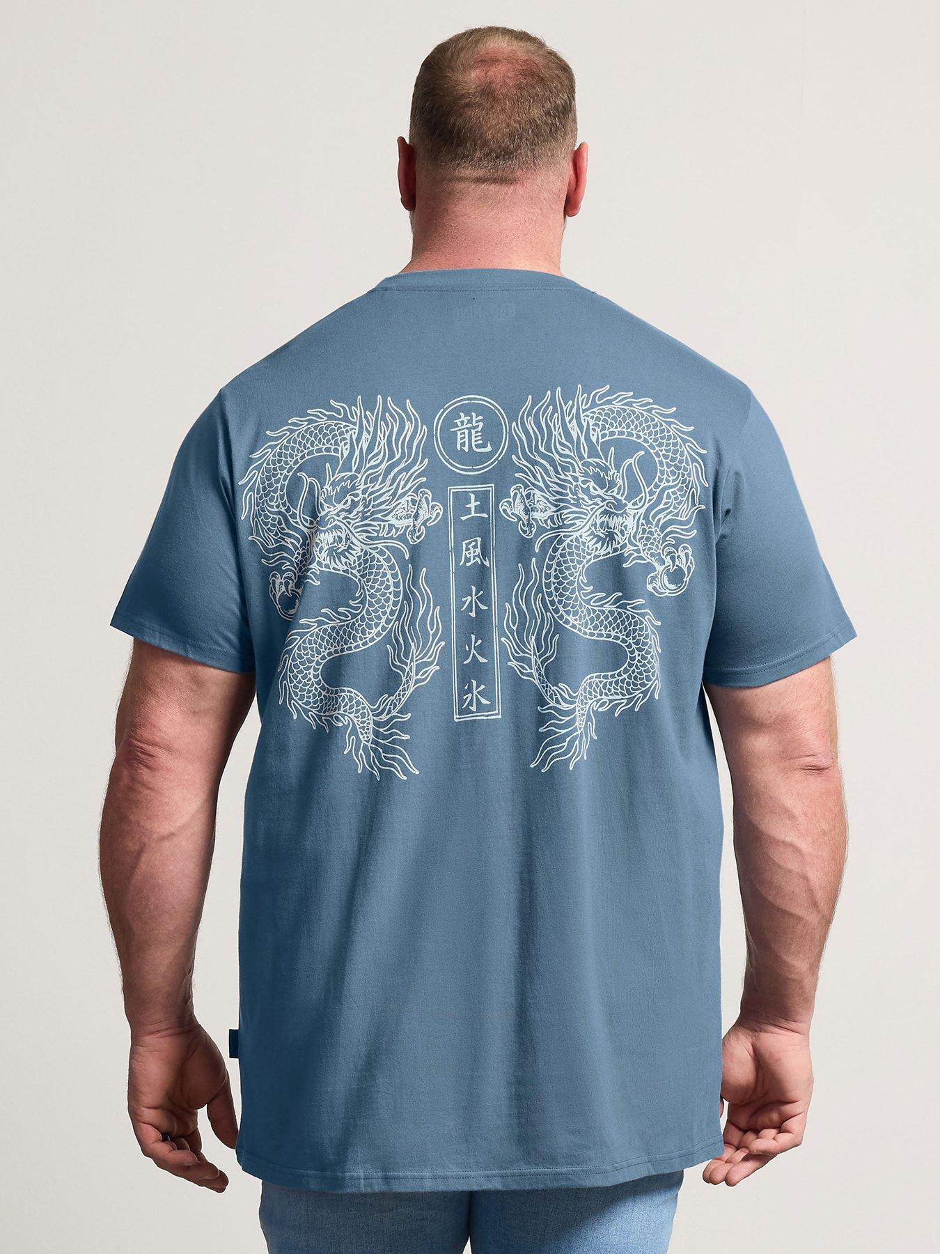 Image 2 of 5 of BadRhino Mirage Double Dragon T-Shirt - Blue