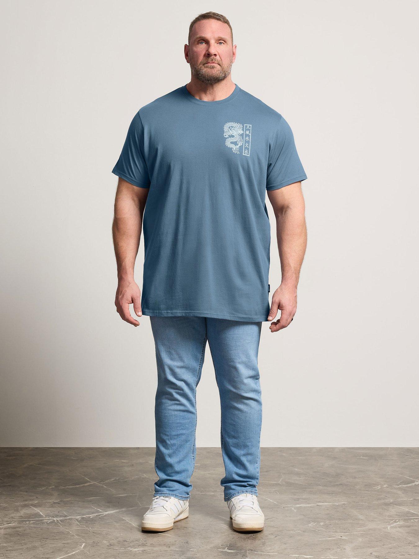 Image 3 of 5 of BadRhino Mirage Double Dragon T-Shirt - Blue