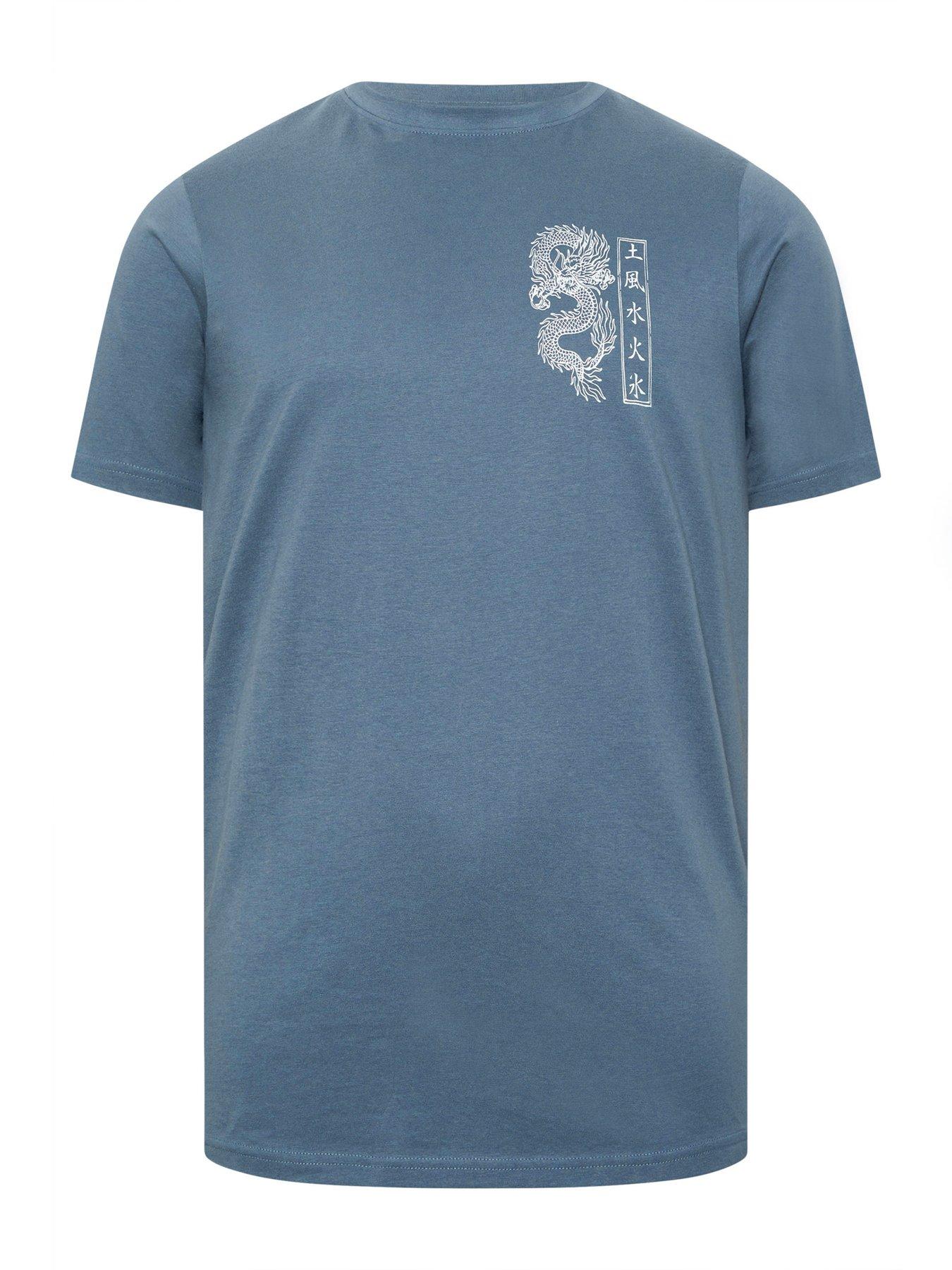 Image 5 of 5 of BadRhino Mirage Double Dragon T-Shirt - Blue