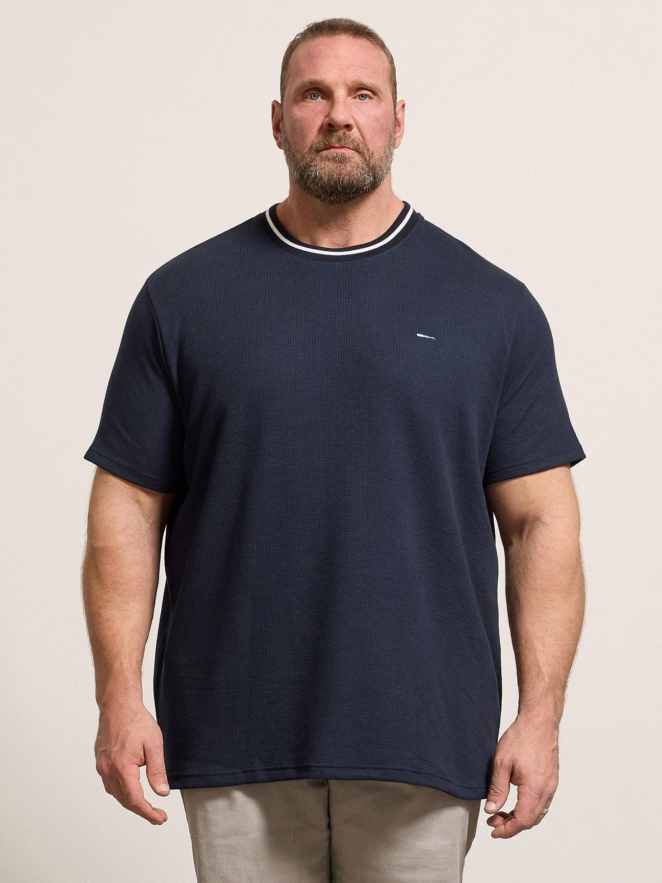badrhino-waffle-short-sleeve-t-shirt-bluefront