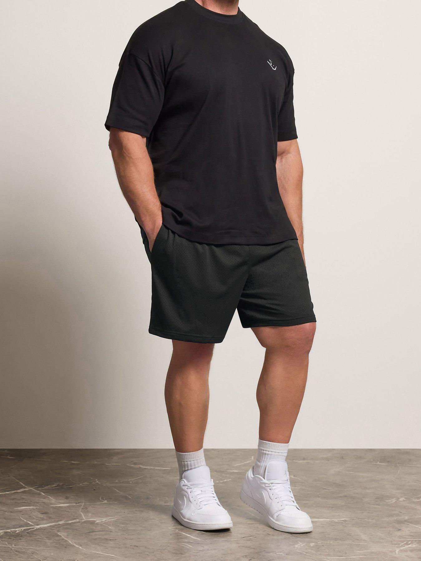 BadRhino Plain Mesh Shorts - Black