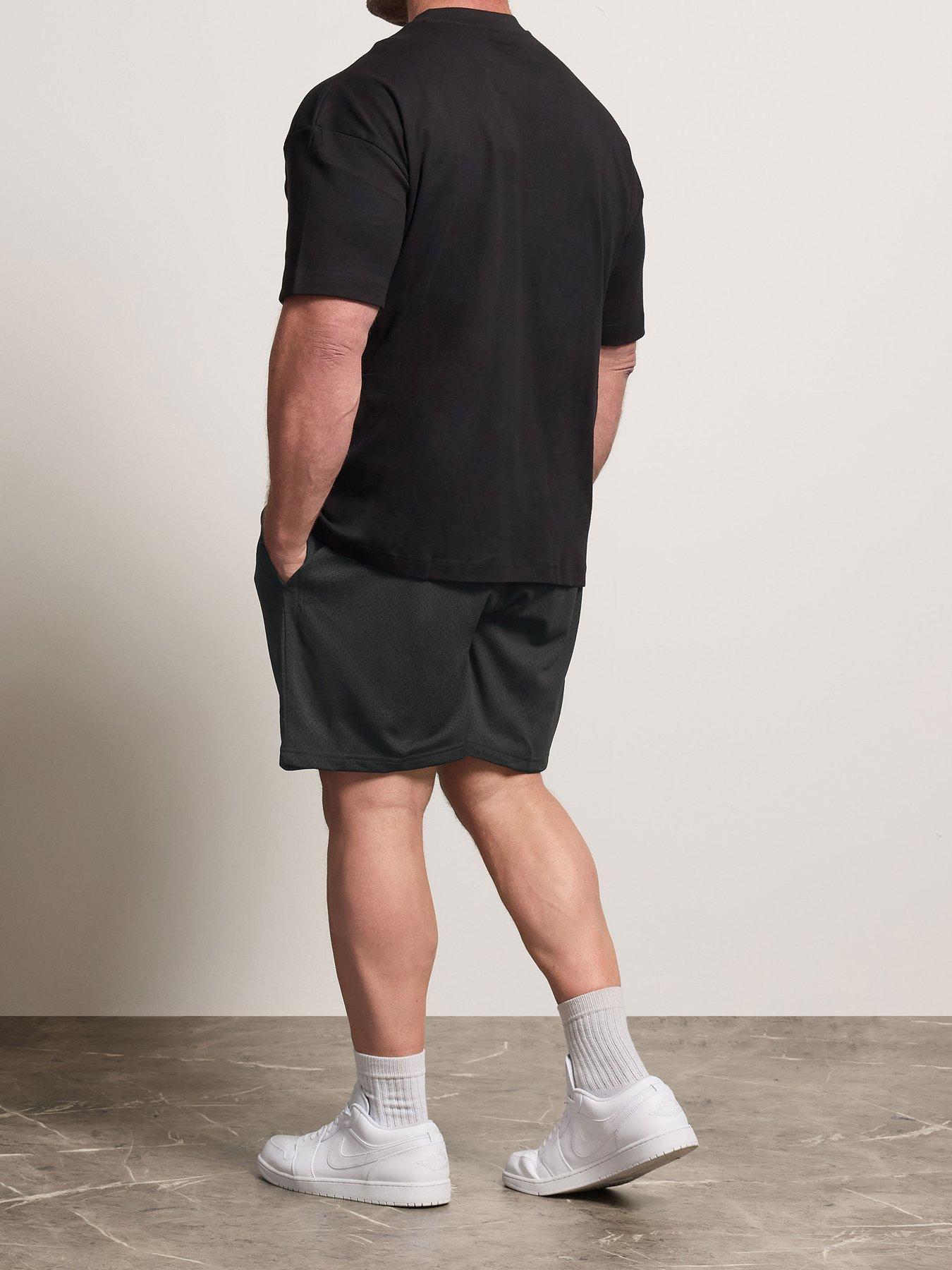 Image 2 of 4 of BadRhino Plain Mesh Shorts - Black