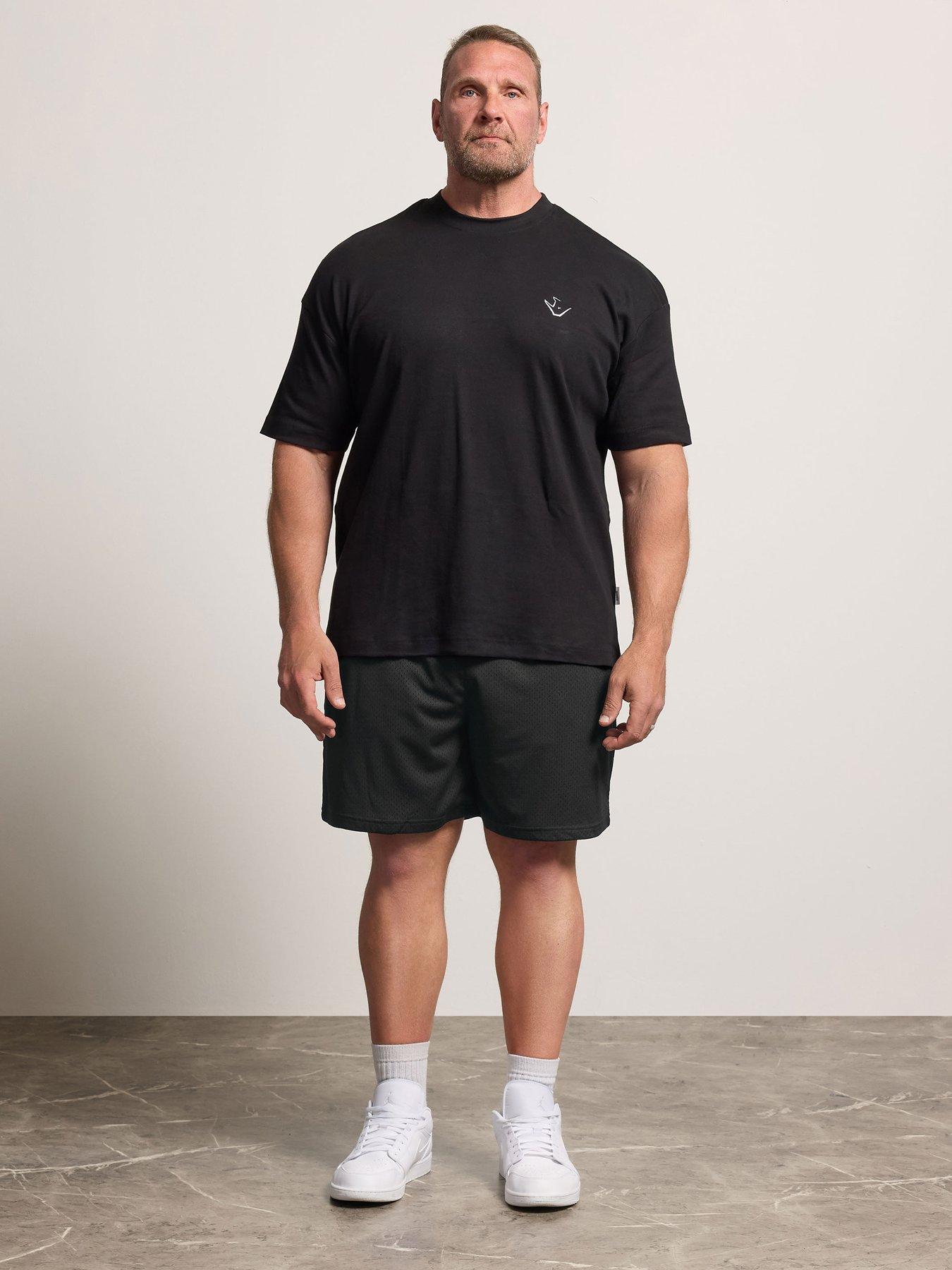Image 3 of 4 of BadRhino Plain Mesh Shorts - Black