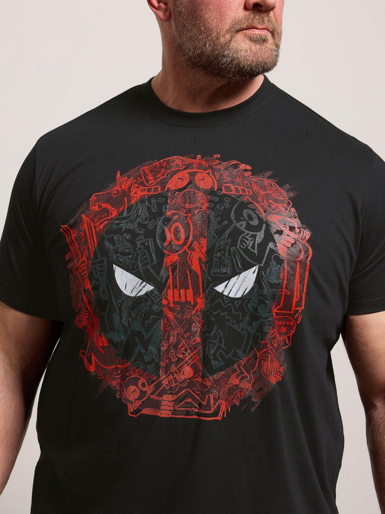 Image 3 of 5 of BadRhino Badrhino Deadpool Lounge Pyjama Set