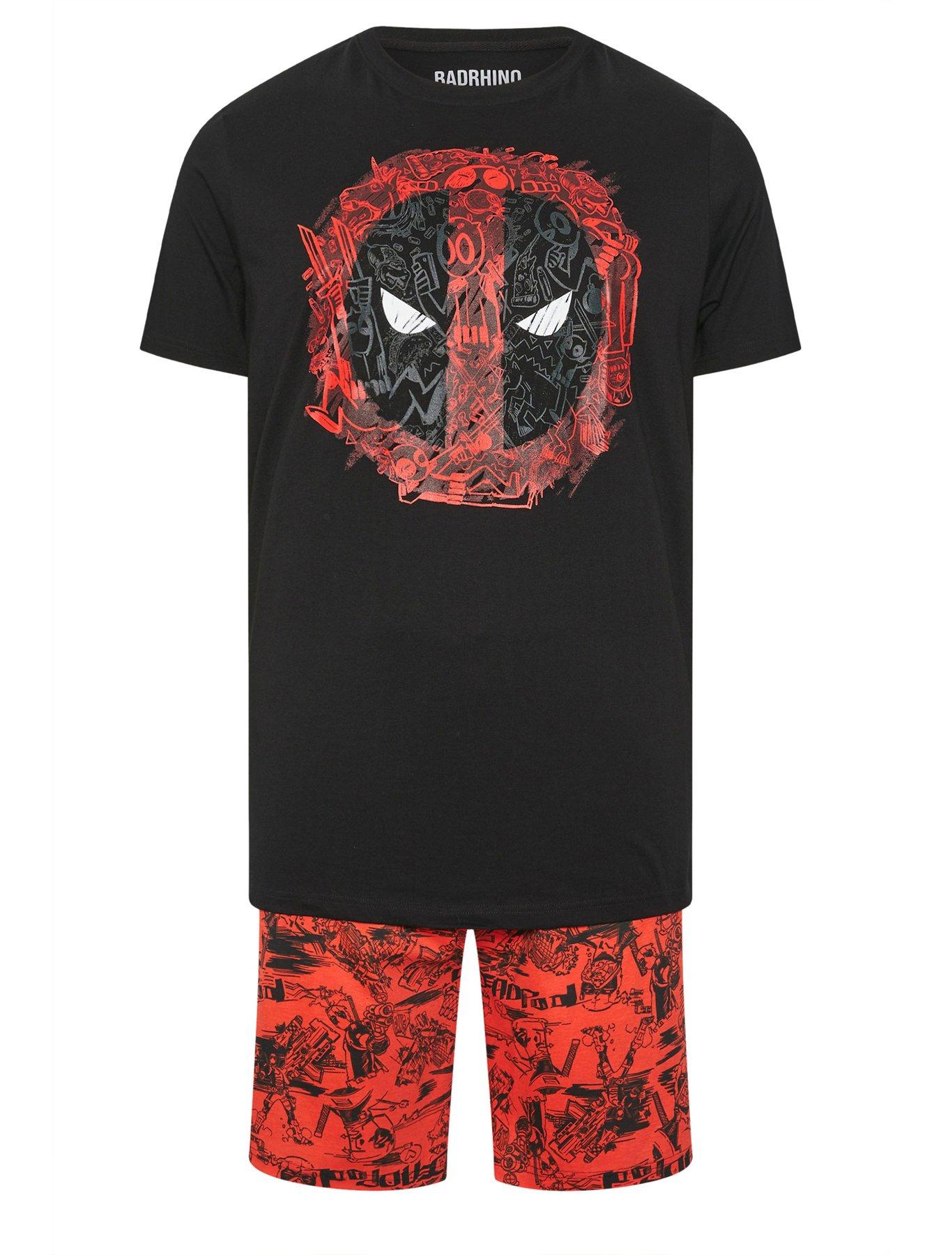 Image 5 of 5 of BadRhino Badrhino Deadpool Lounge Pyjama Set