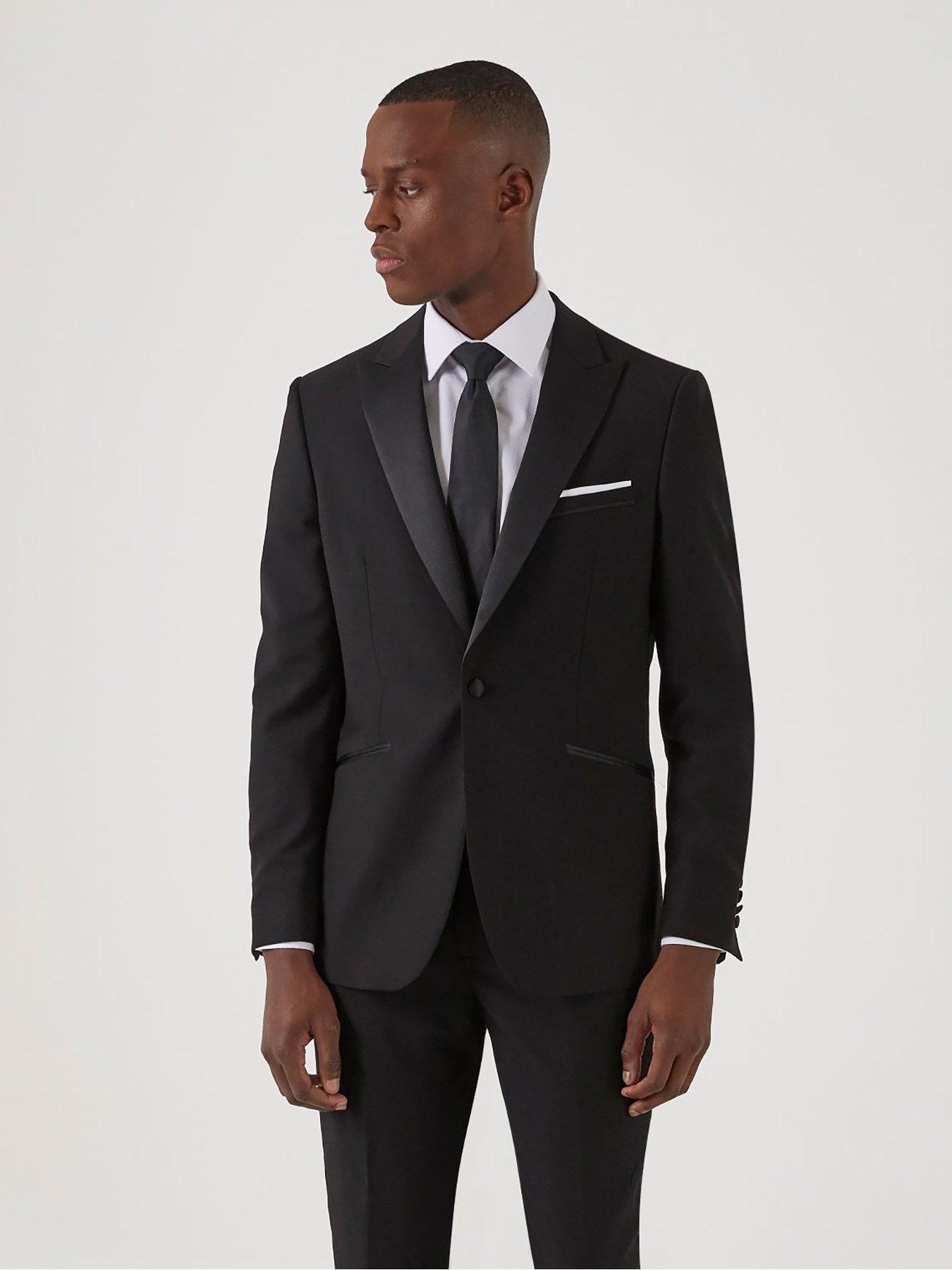 Skopes Sinatra Slim Fit Suit Jacket - Black