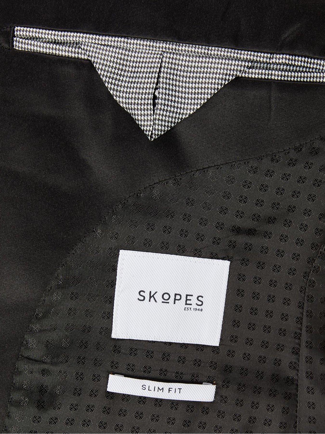 Image 4 of 5 of Skopes Sinatra Slim Fit Suit Jacket - Black
