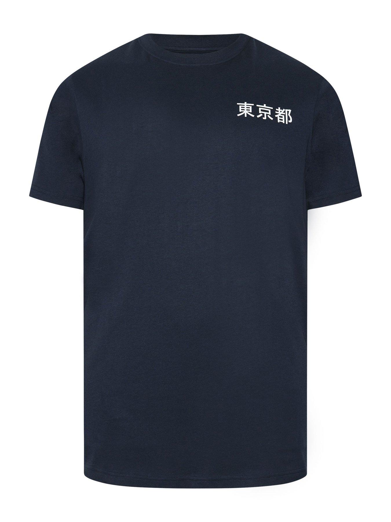 Image 6 of 6 of BadRhino Dragon Longline T-Shirt - Blue