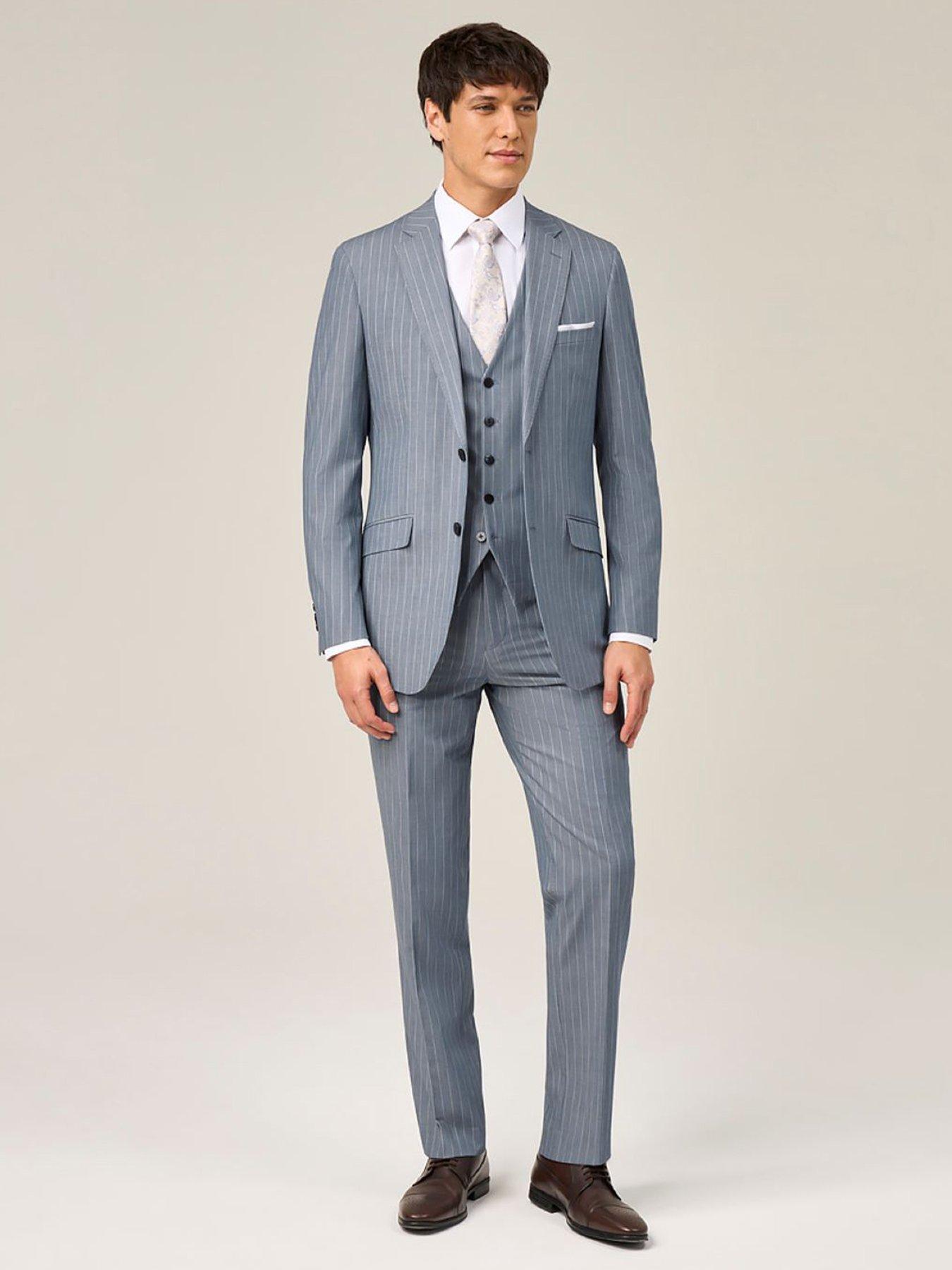 Image 3 of 6 of Skopes Skopes Levins Pinstripe Tailored Fit Suit Jacket