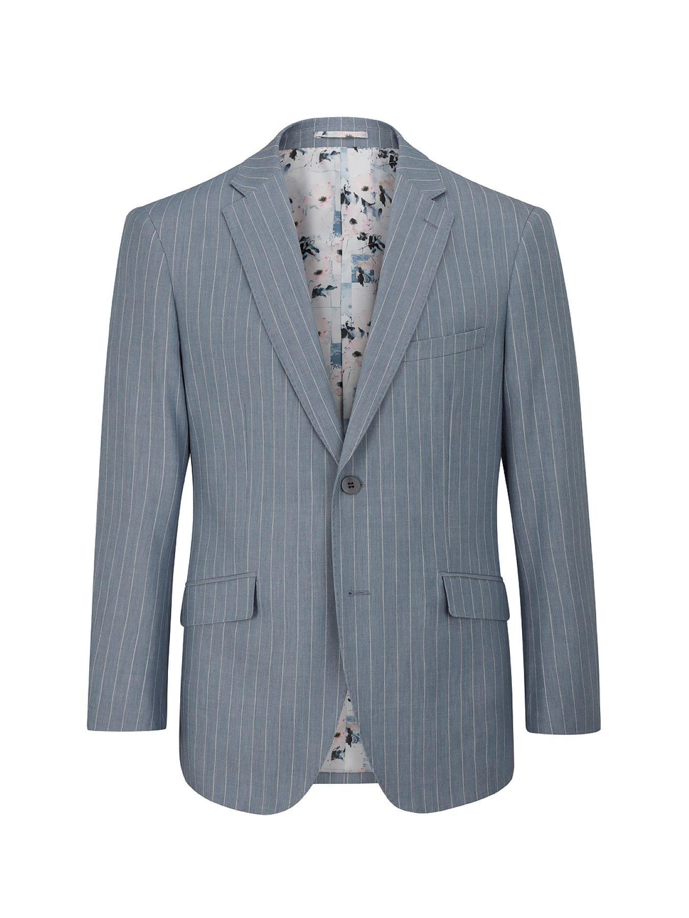 Image 6 of 6 of Skopes Skopes Levins Pinstripe Tailored Fit Suit Jacket