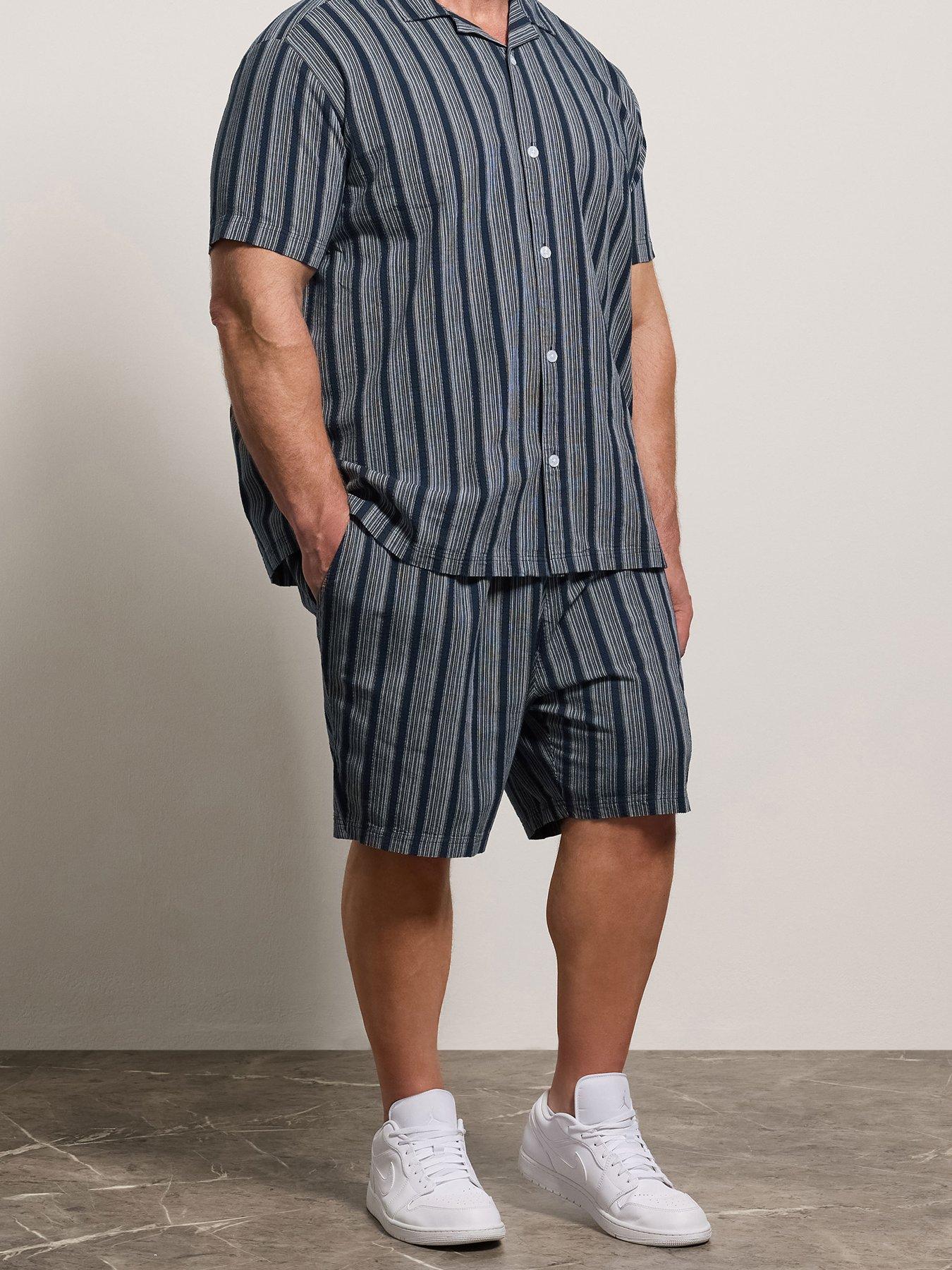 BadRhino Striped Shorts - Blue
