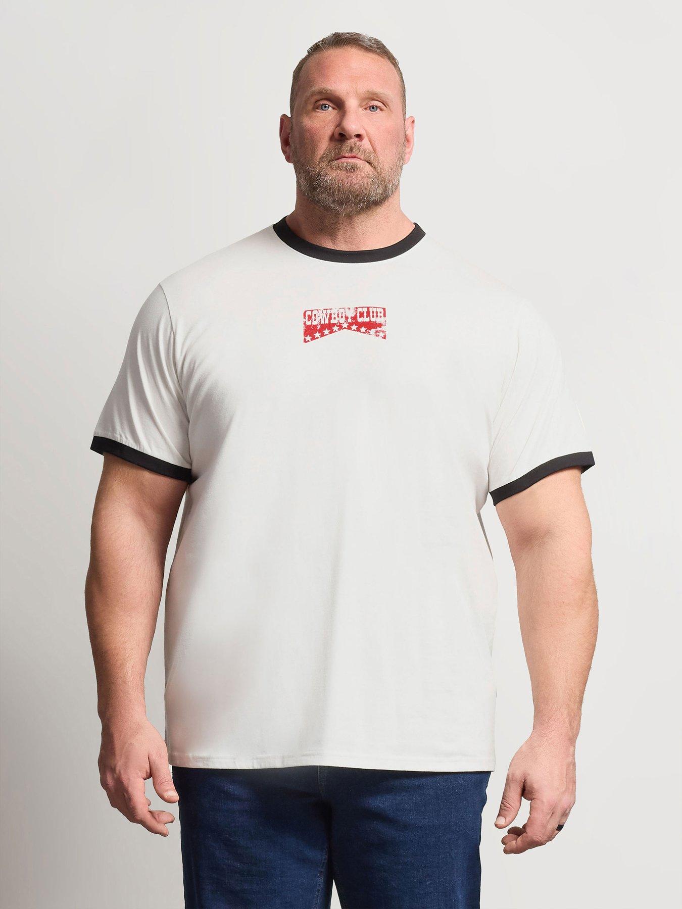 BadRhino Cowboy Club Ringer T-Shirt - White