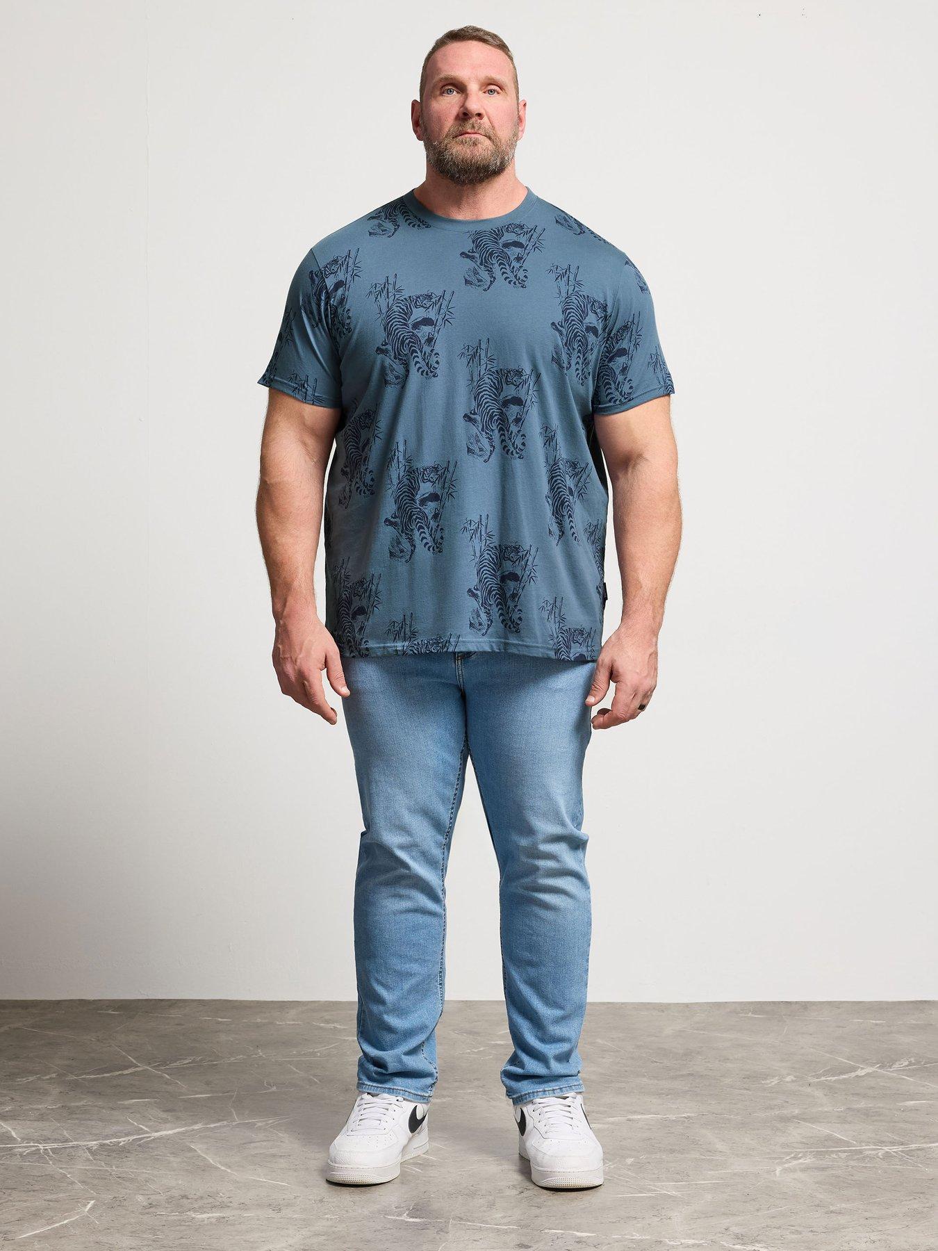 badrhino-tiger-bamboo-t-shirt-blueback