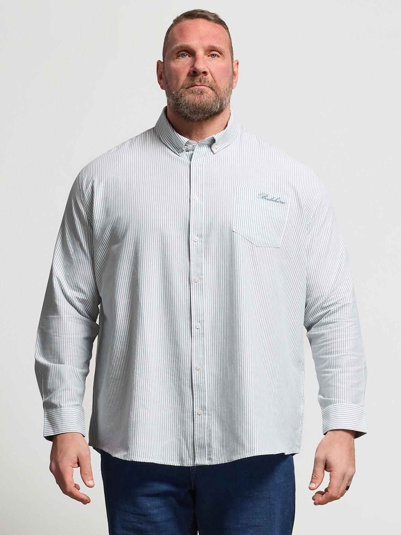 badrhino-stripe-oxford-long-sleeve-shirt-blue