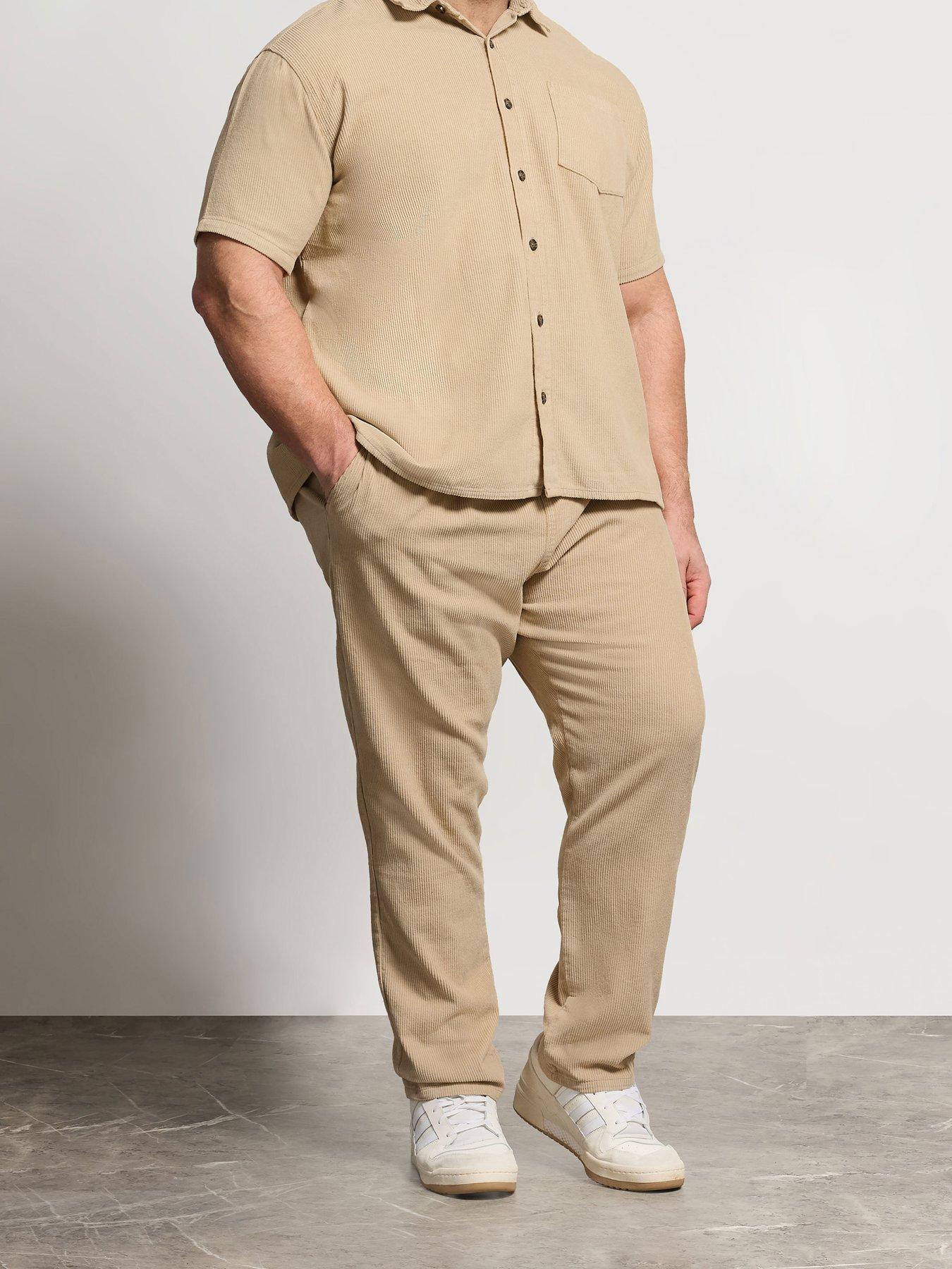 BadRhino Cord Trousers - Natural