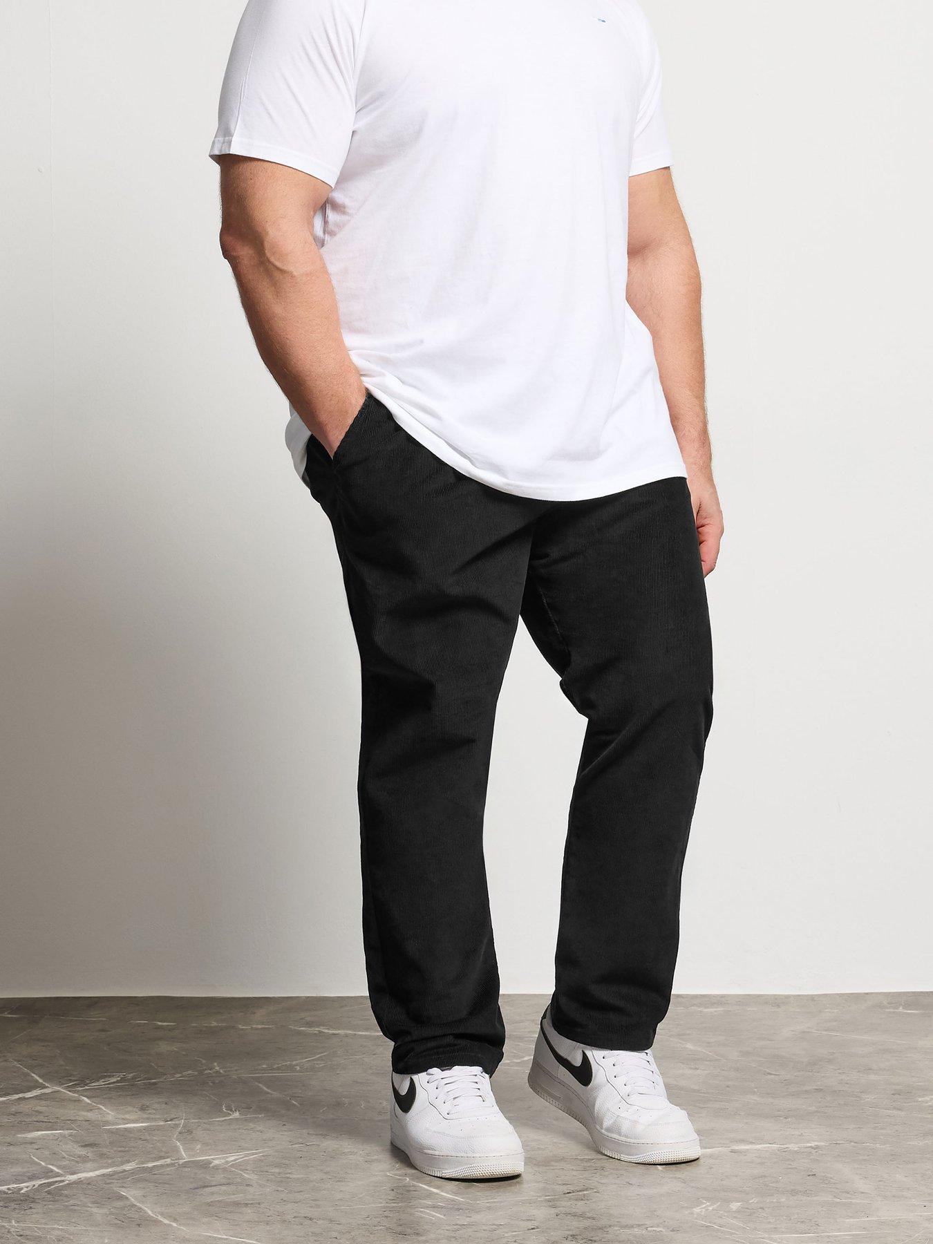 Image 1 of 5 of BadRhino Cord Trousers - Black