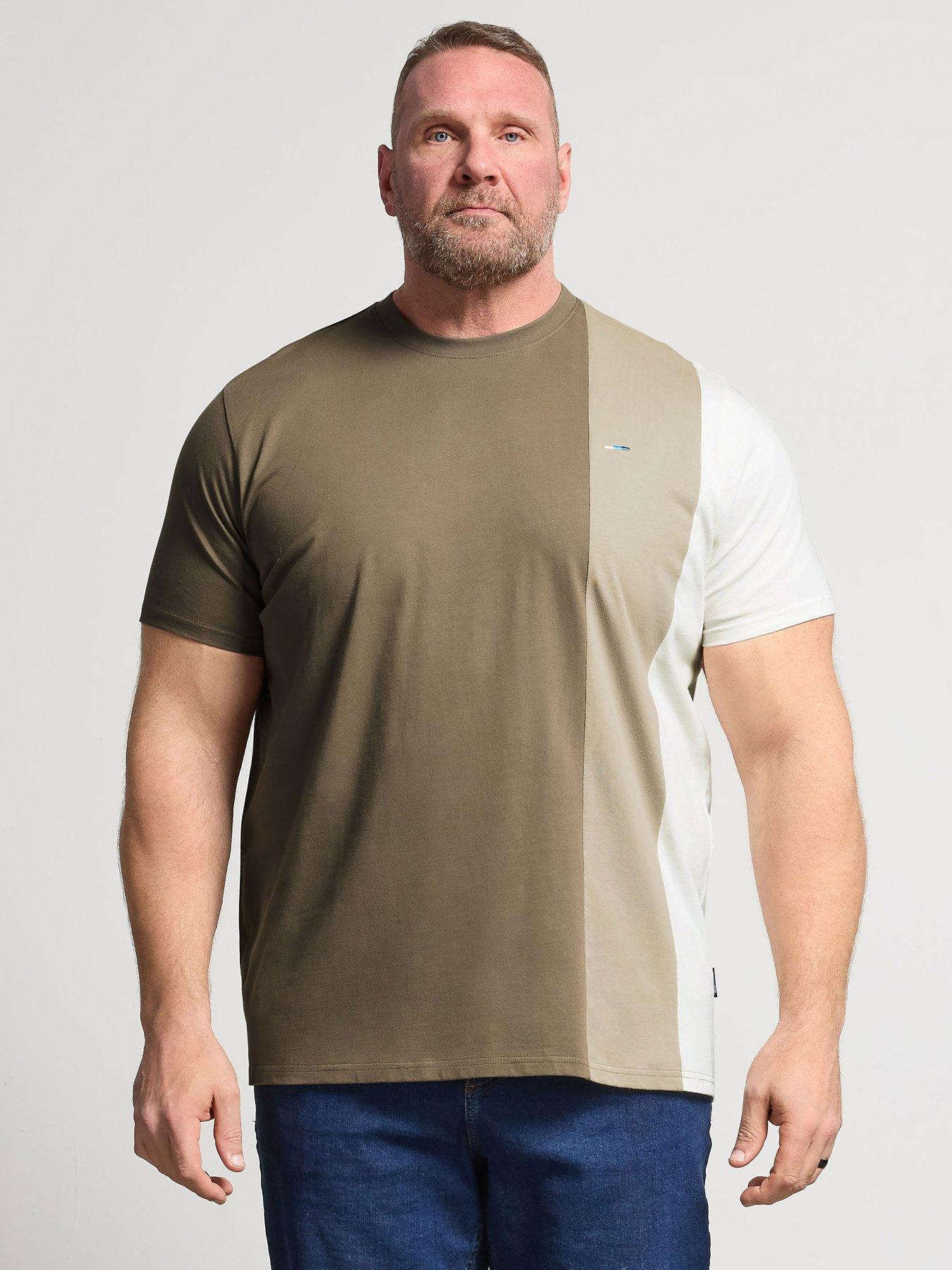BadRhino Cut and Sew T-Shirt - Brown