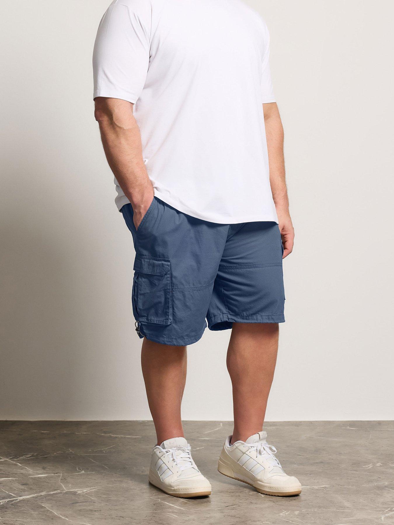 Image 1 of 5 of BadRhino Three Quarter Cargo Shorts - Blue