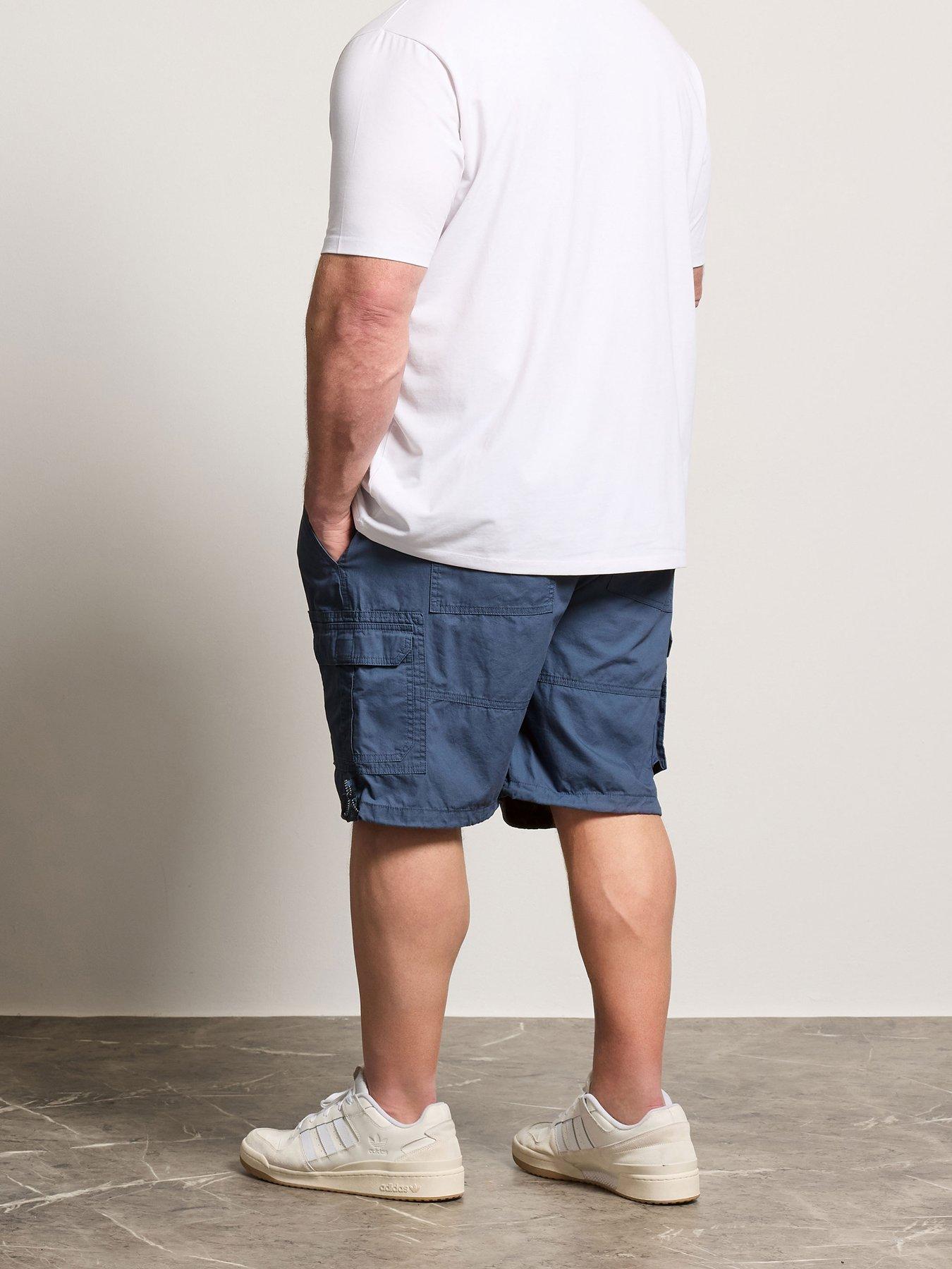 Image 2 of 5 of BadRhino Three Quarter Cargo Shorts - Blue