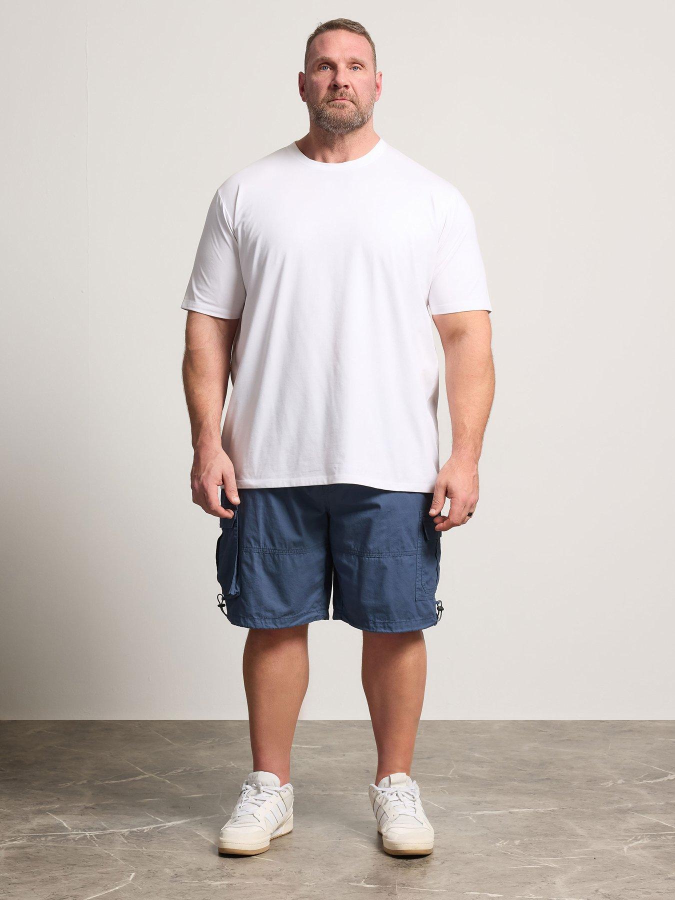 Image 3 of 5 of BadRhino Three Quarter Cargo Shorts - Blue