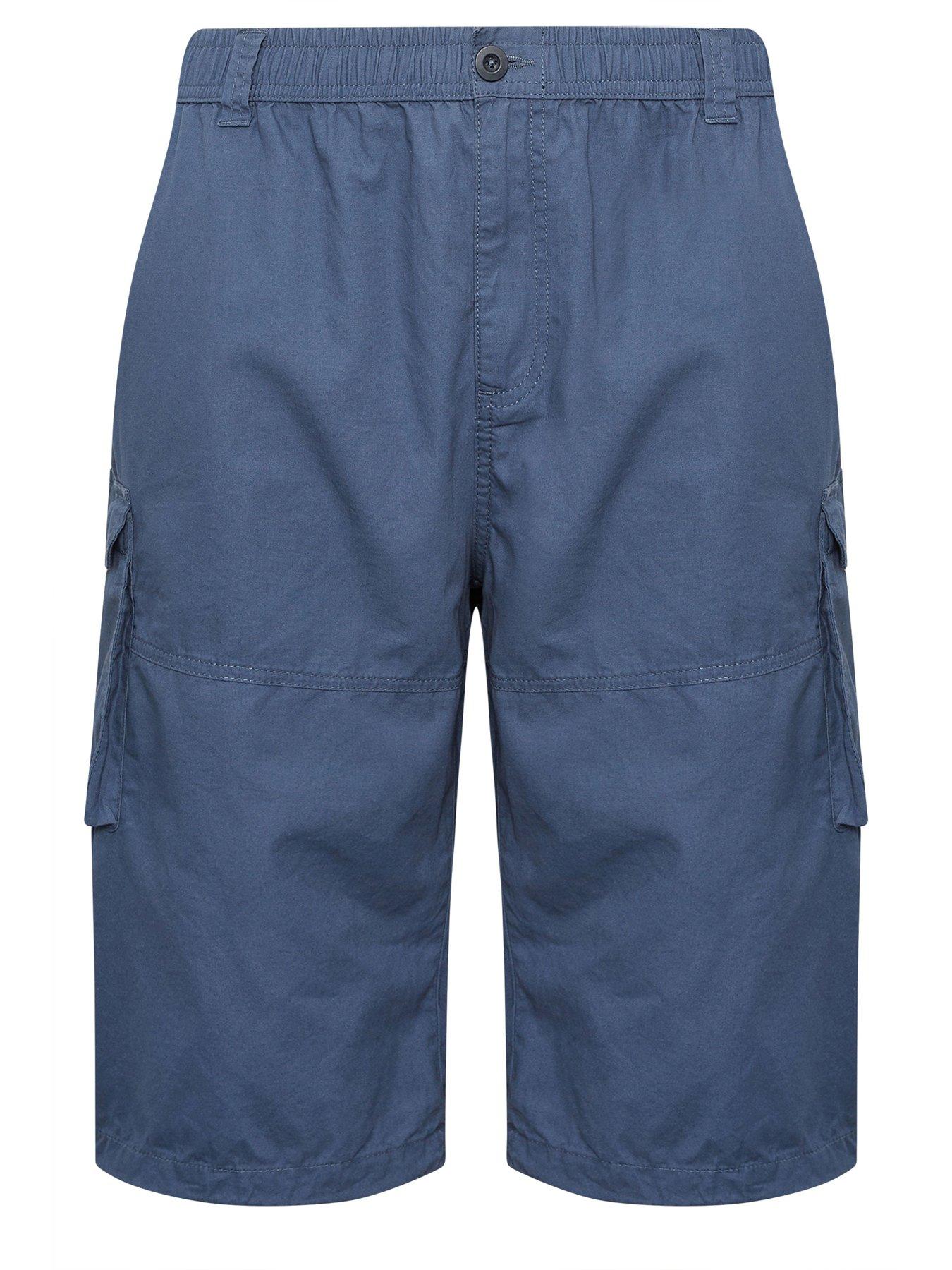 Image 5 of 5 of BadRhino Three Quarter Cargo Shorts - Blue