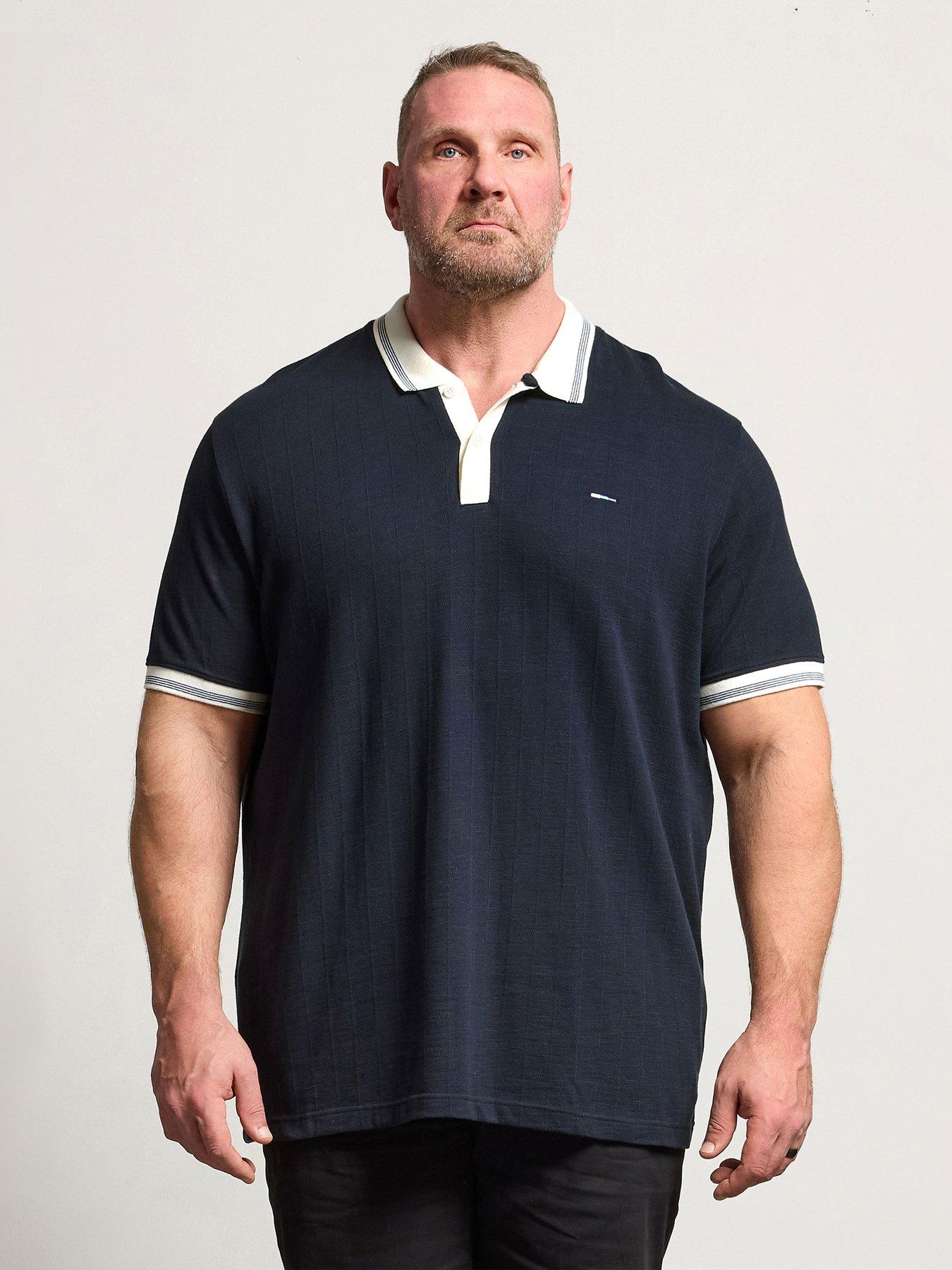 BadRhino Mini Check Polo Shirt - Blue
