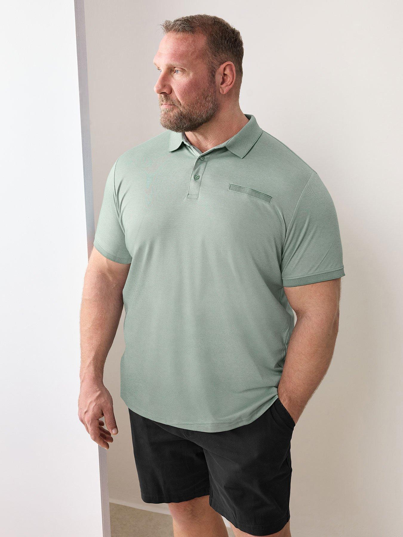 BadRhino Textured Vetiver Polo Shirt - Green