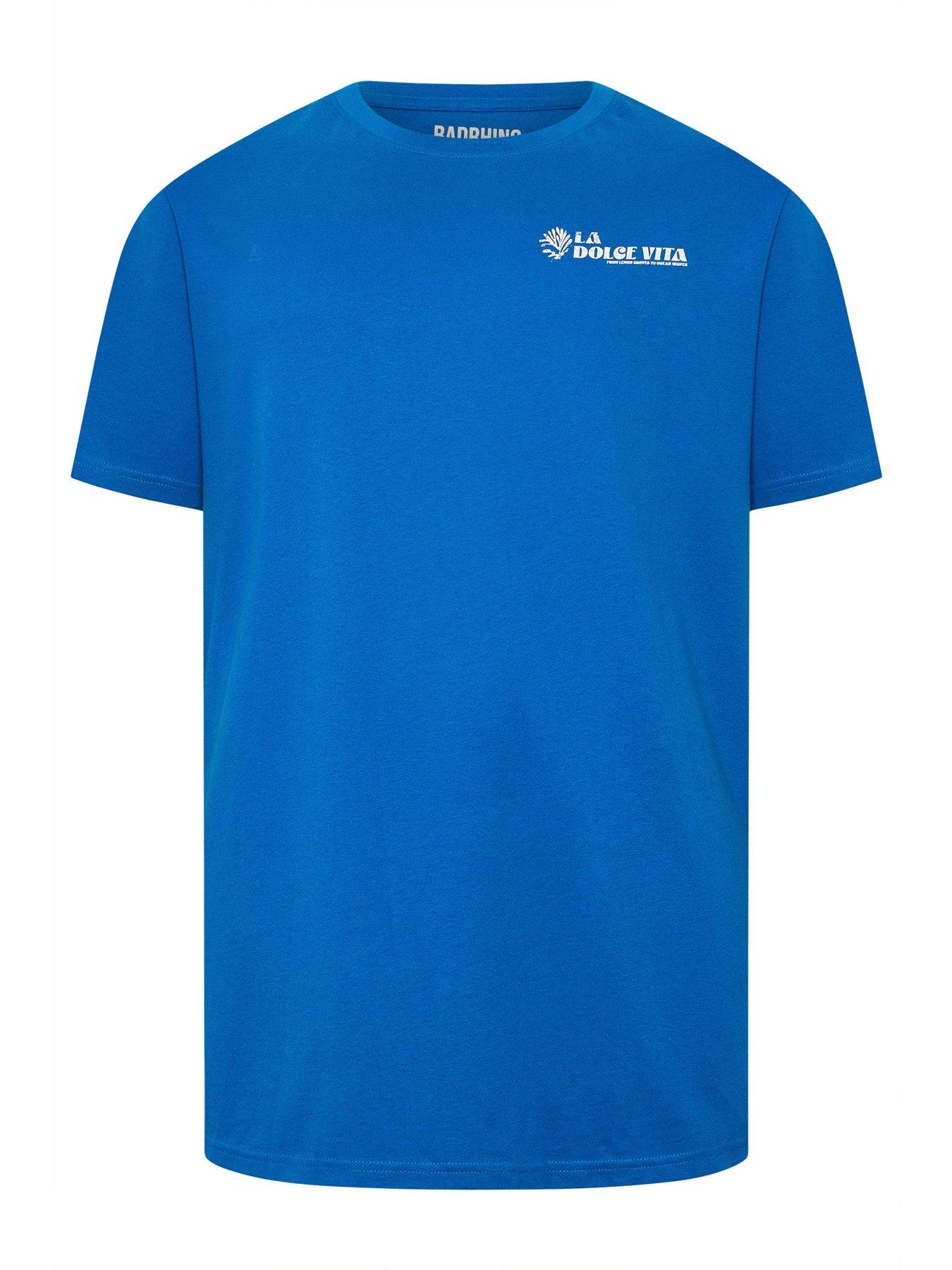 Image 5 of 5 of BadRhino Amalfi Coast T-Shirt - Blue