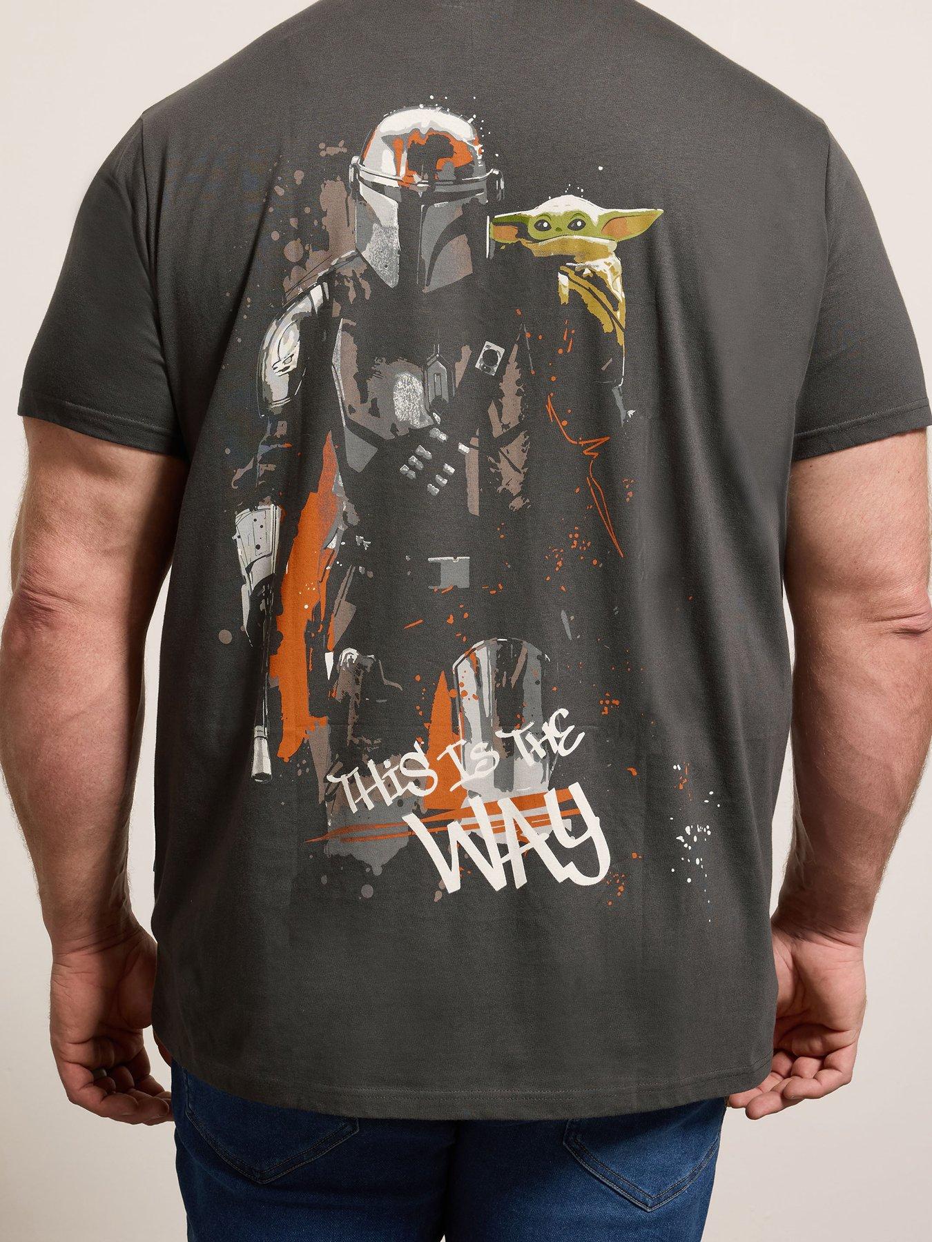 Image 5 of 6 of BadRhino Mandalorian And Grogu T-Shirt - Grey