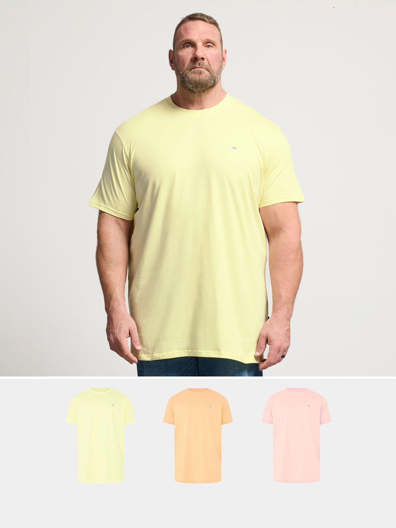 Image 1 of 5 of BadRhino 3 Pack Long T-Shirts - Yellow