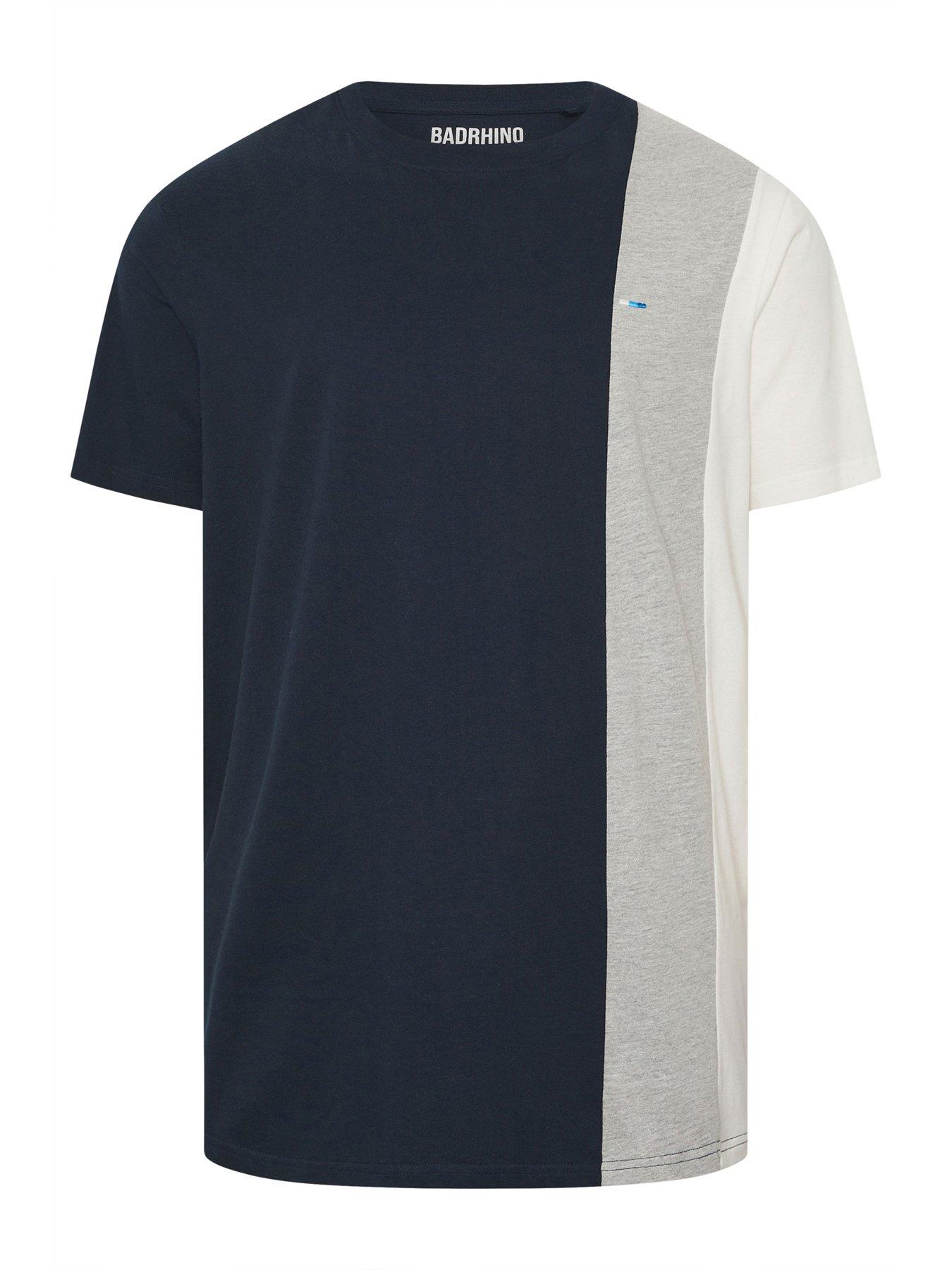 Image 5 of 5 of BadRhino Cut &amp; Sew T-Shirt - Black