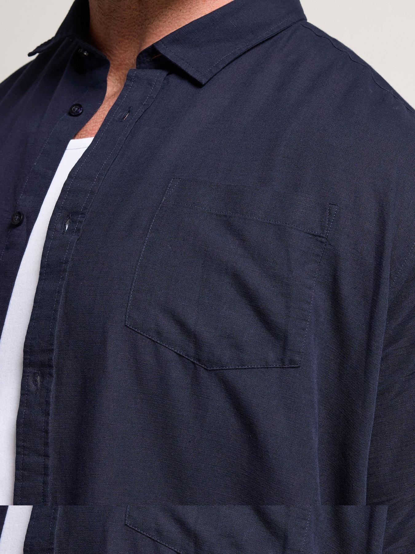 badrhino-long-sleeve-linen-shirt-blueoutfit