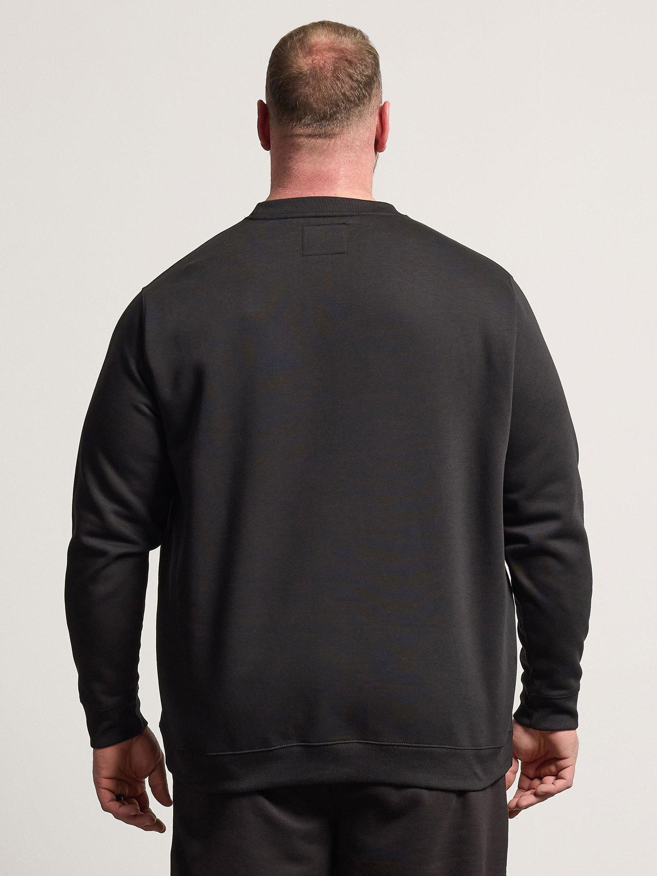 badrhino-logo-crew-sweatshirt-blackstillFront