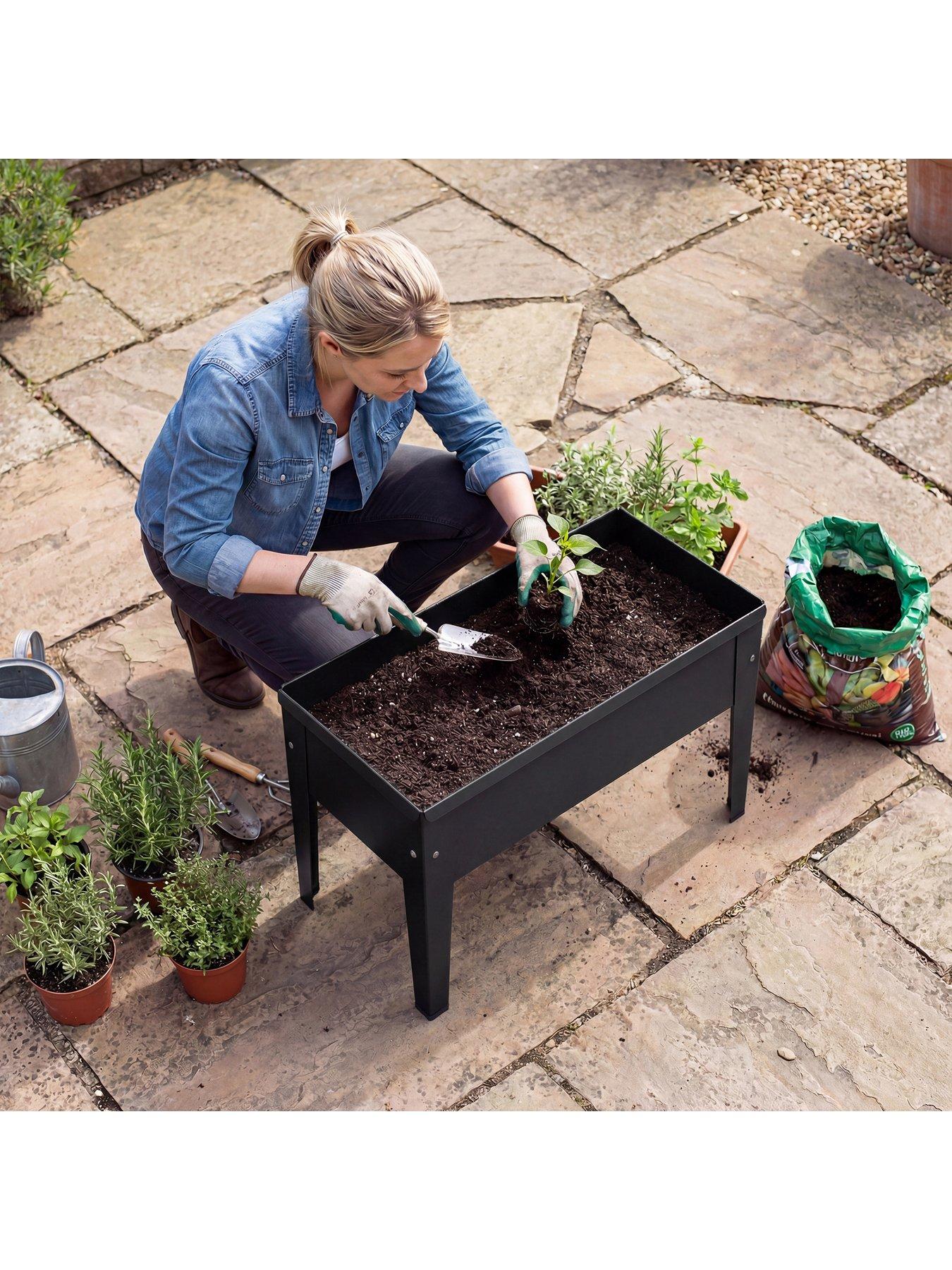 Image 7 of 7 of OutSunny raised Garden Bed 60L x 27W x 45H cm