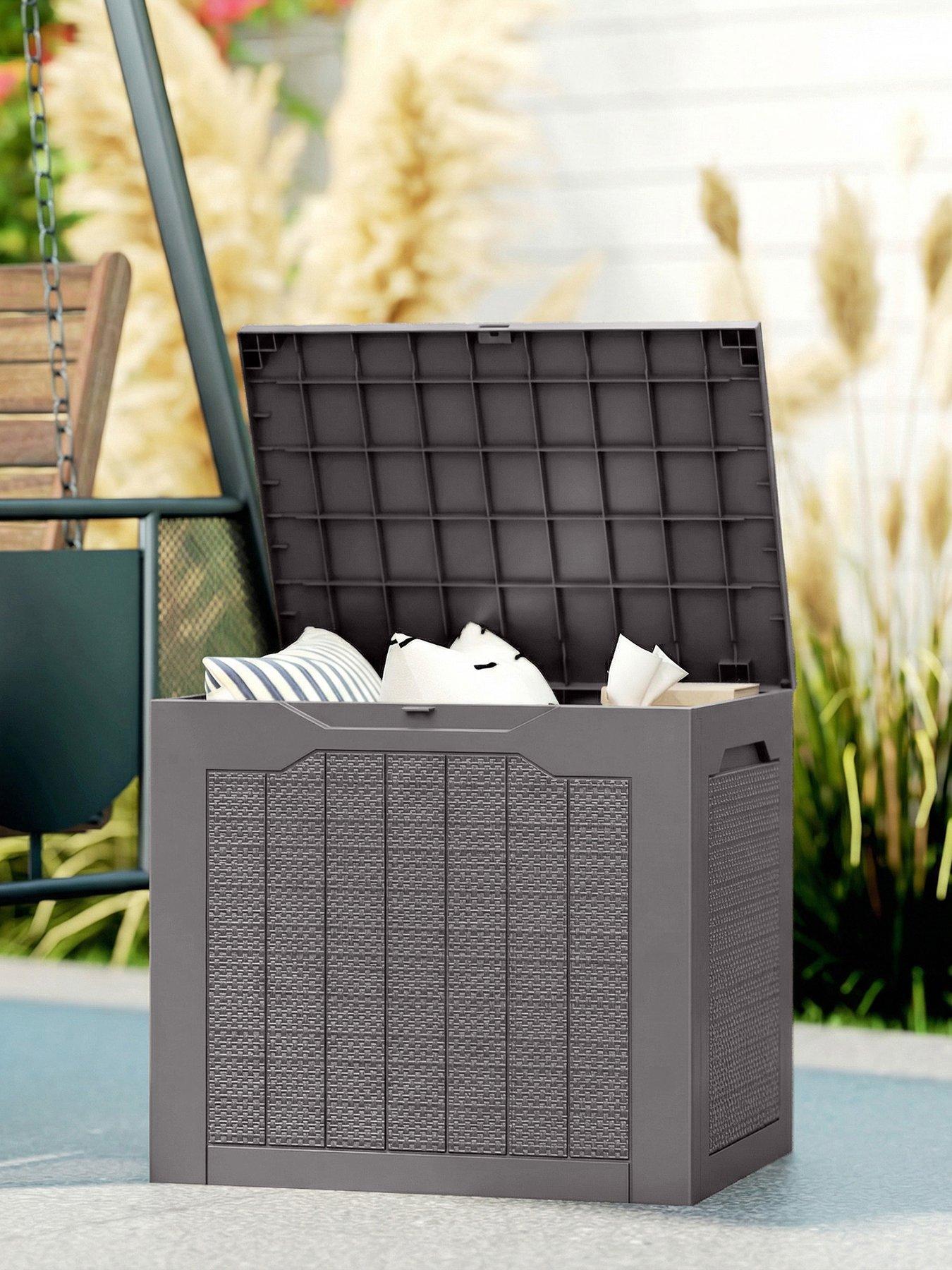 Image 1 of 7 of OutSunny Outdoor Storage Box (L 56 x W 41 x H 50 cm) - Brown