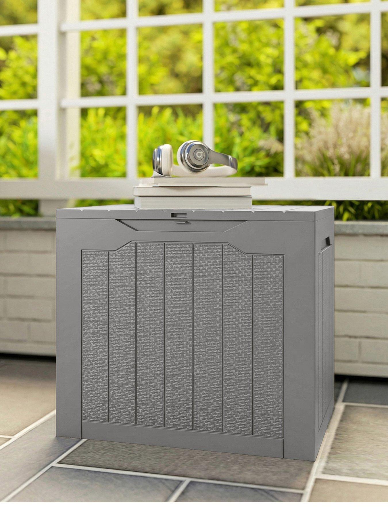 Image 2 of 7 of OutSunny Outdoor Storage Box (L 56 x W&nbsp;41 x H&nbsp;50 cm) - Natural