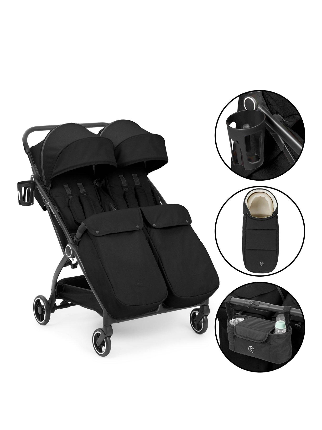 ickle-bubba-aries-double-prime-autofold-stroller-blackfront
