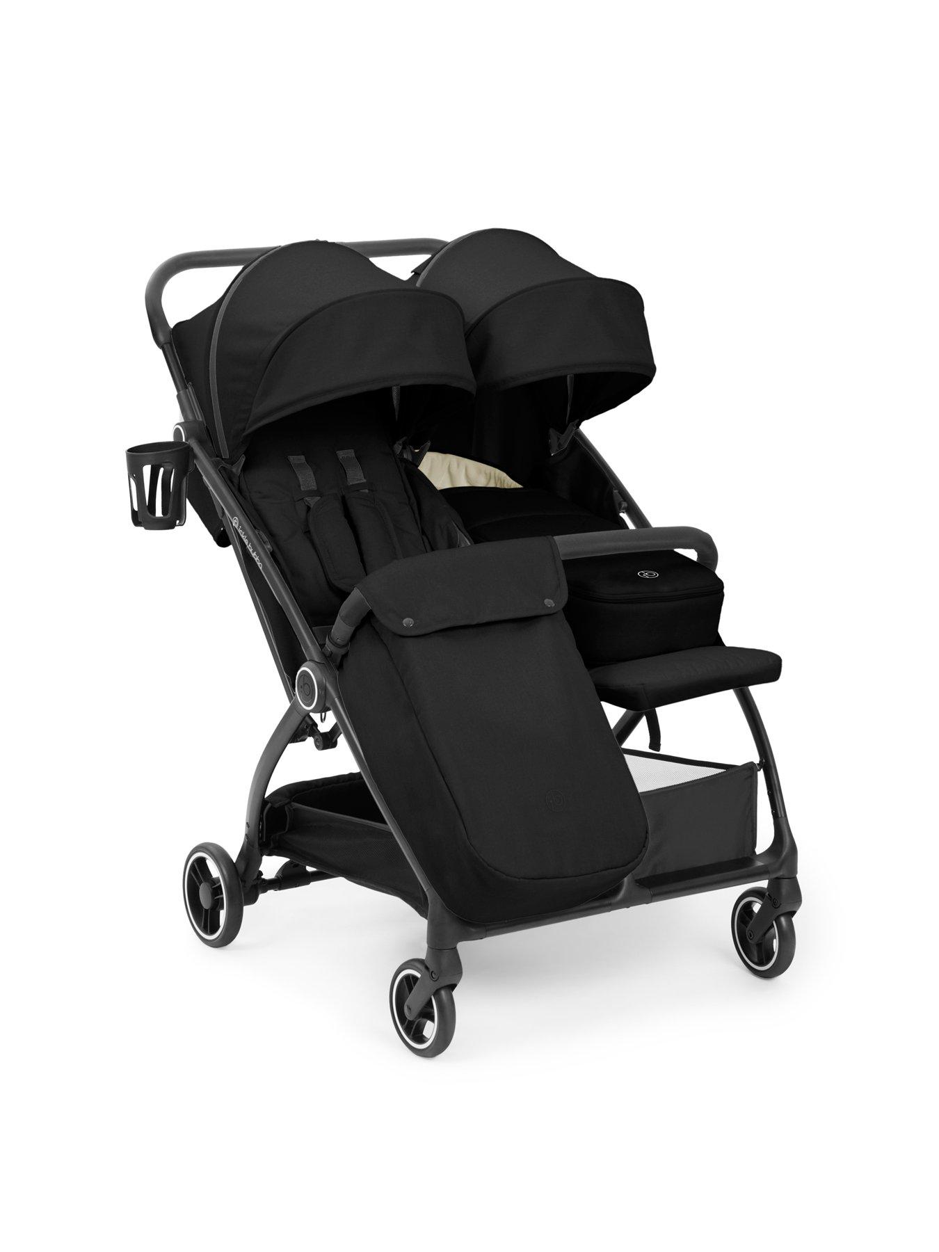 ickle-bubba-aries-double-prime-autofold-stroller-blackstillFront