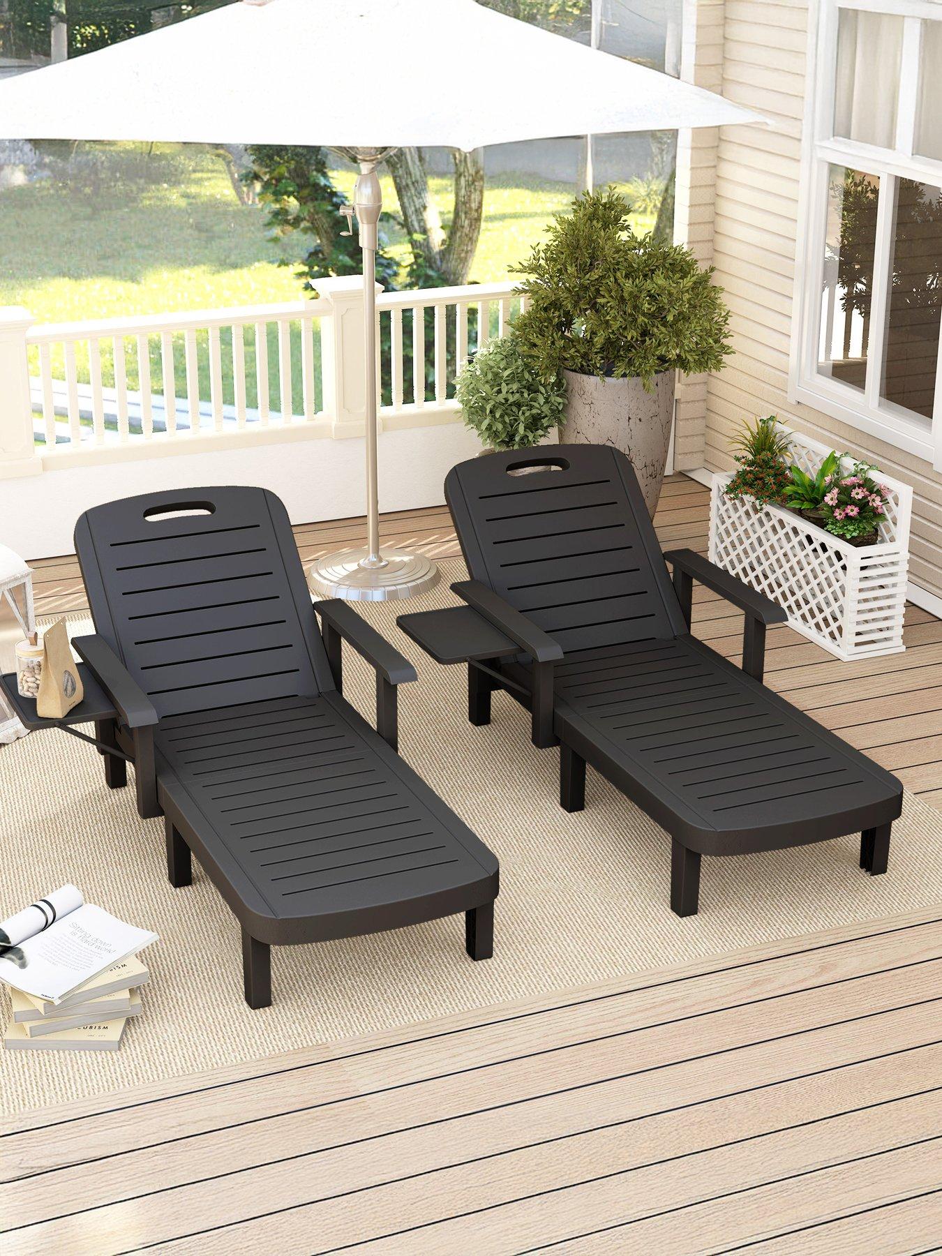 outsunny-set-2-sun-lounger--brownfront