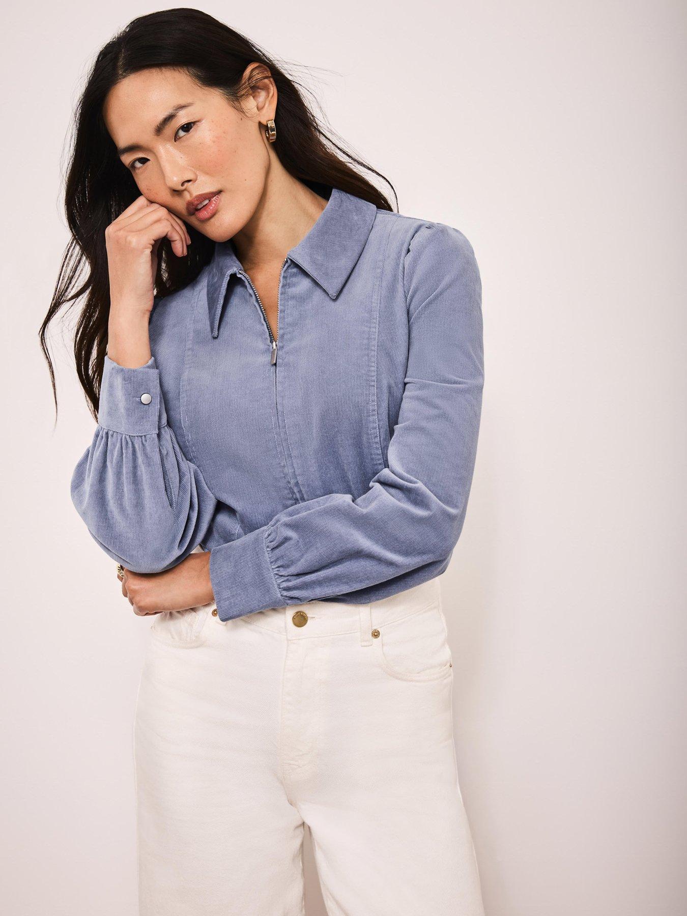 mint-velvet-cord-zip-front-shirt-blueback