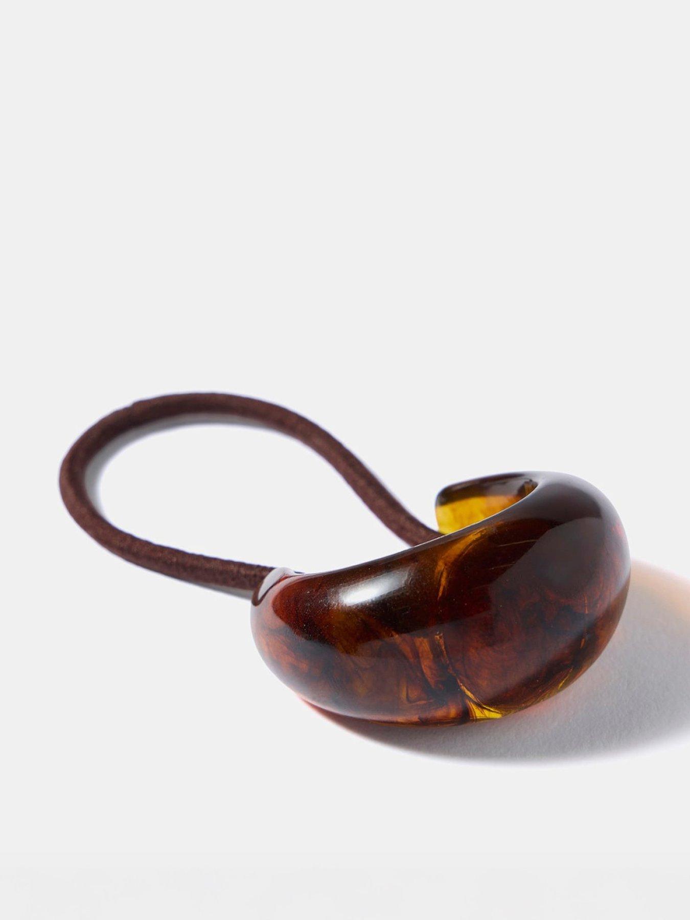 mint-velvet-hairband-with-resin-cuff-detail-brownfront