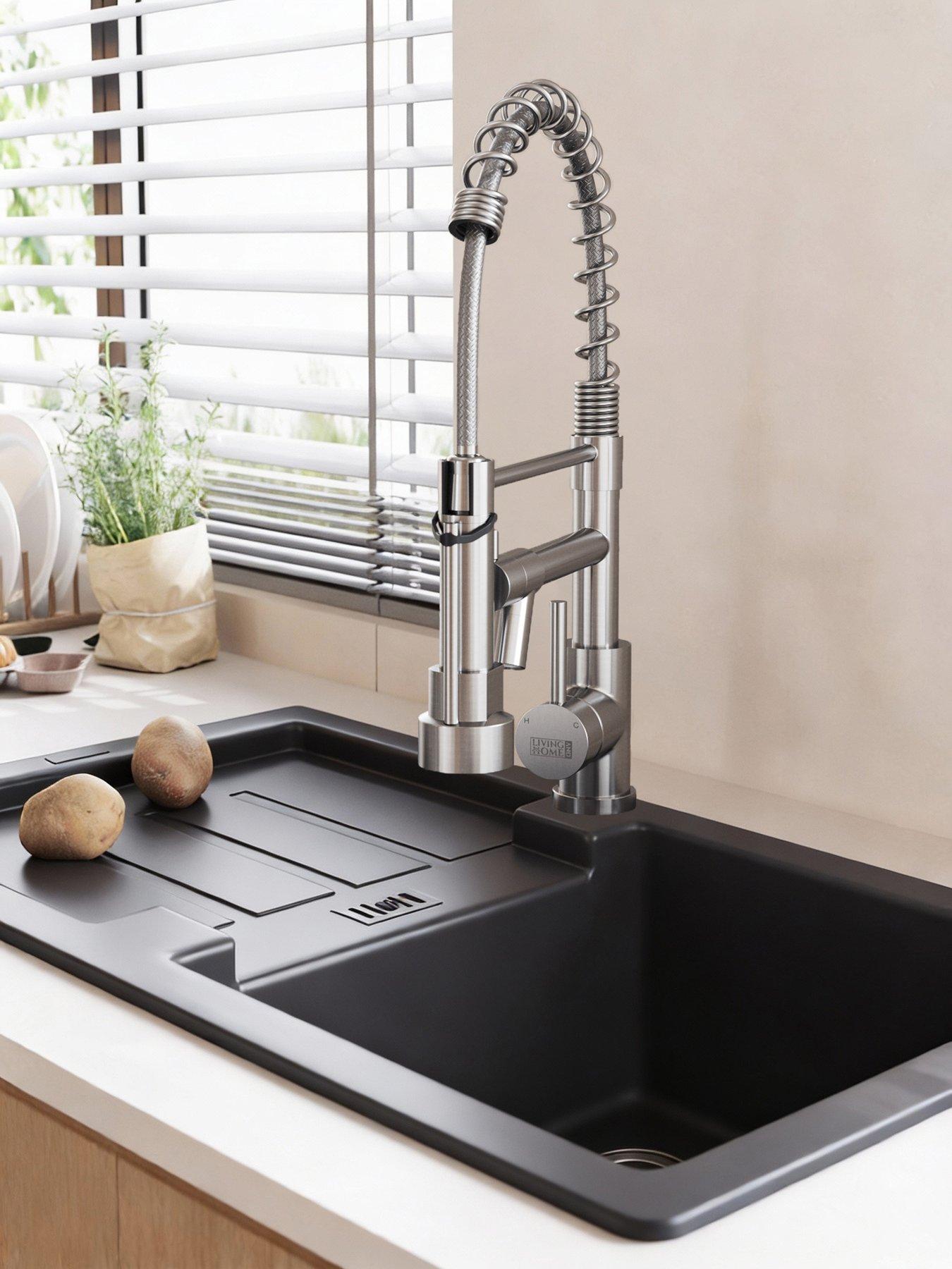 living-and-home-kitchen-faucet-with-pull-down-spring-spout