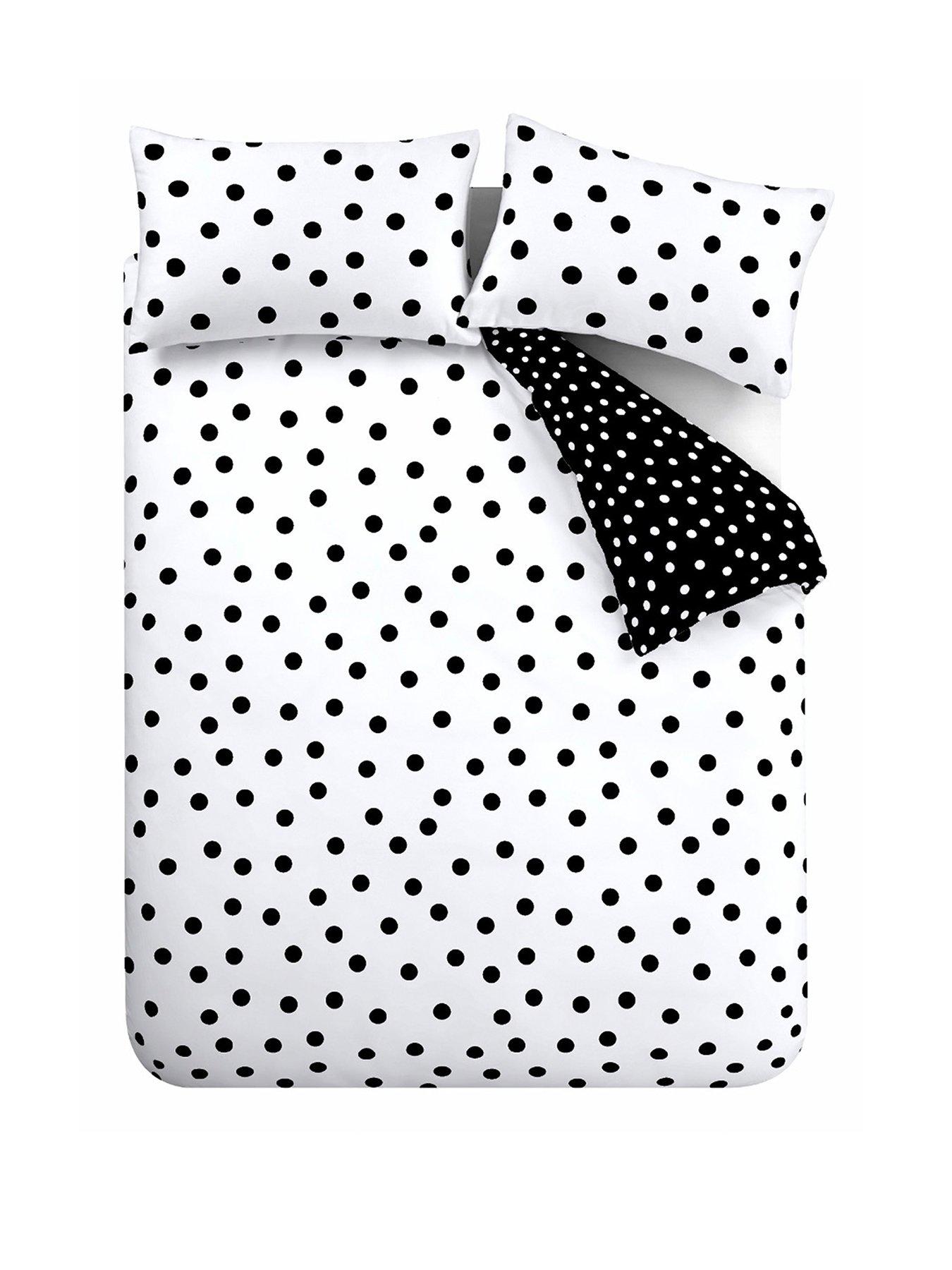 catherine-lansfield-polka-dot-duvet-set-black-whitestillFront