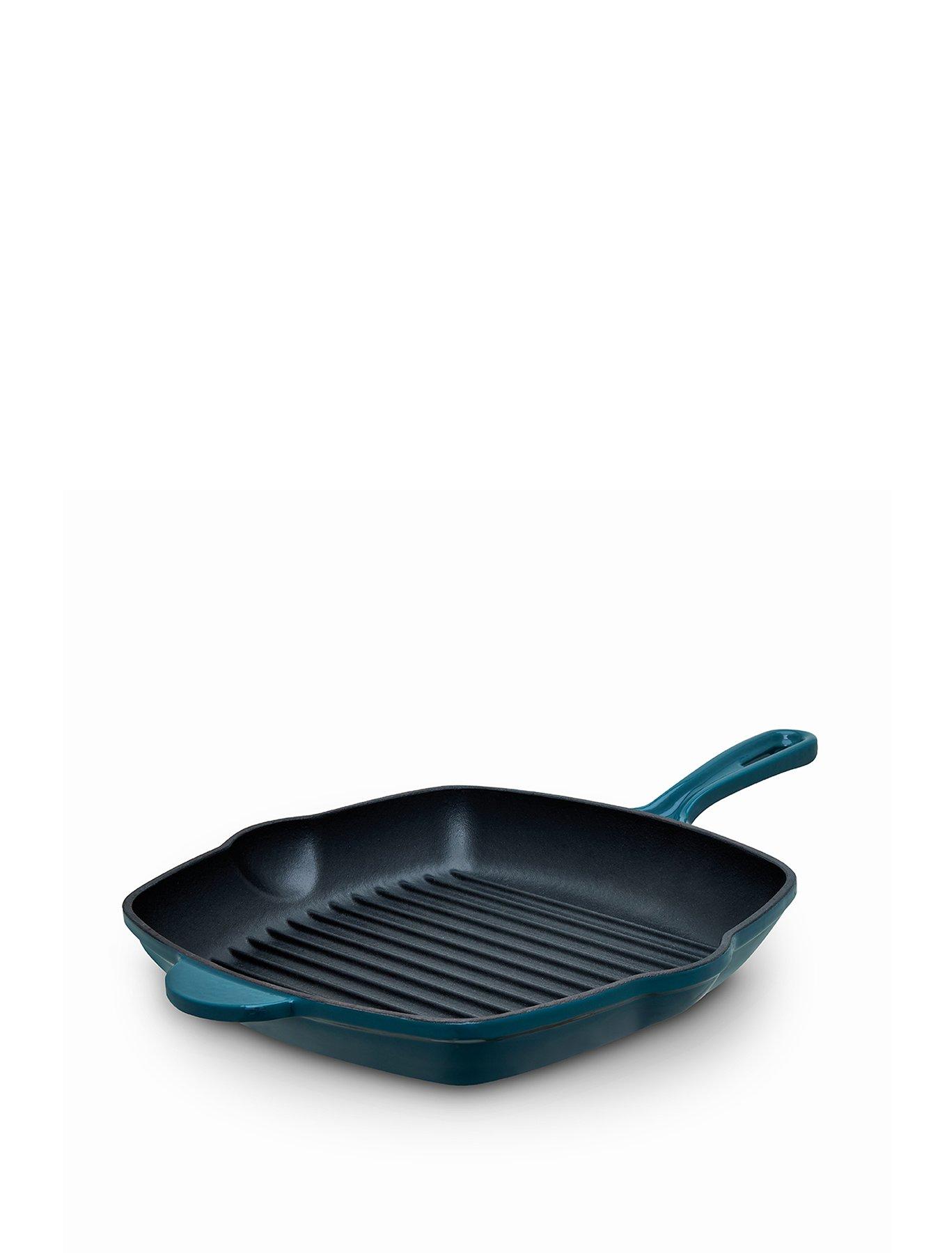 barbary-oak-nattura-28cm-cast-iron-grill-pan-with-pour-spouts-agavefront