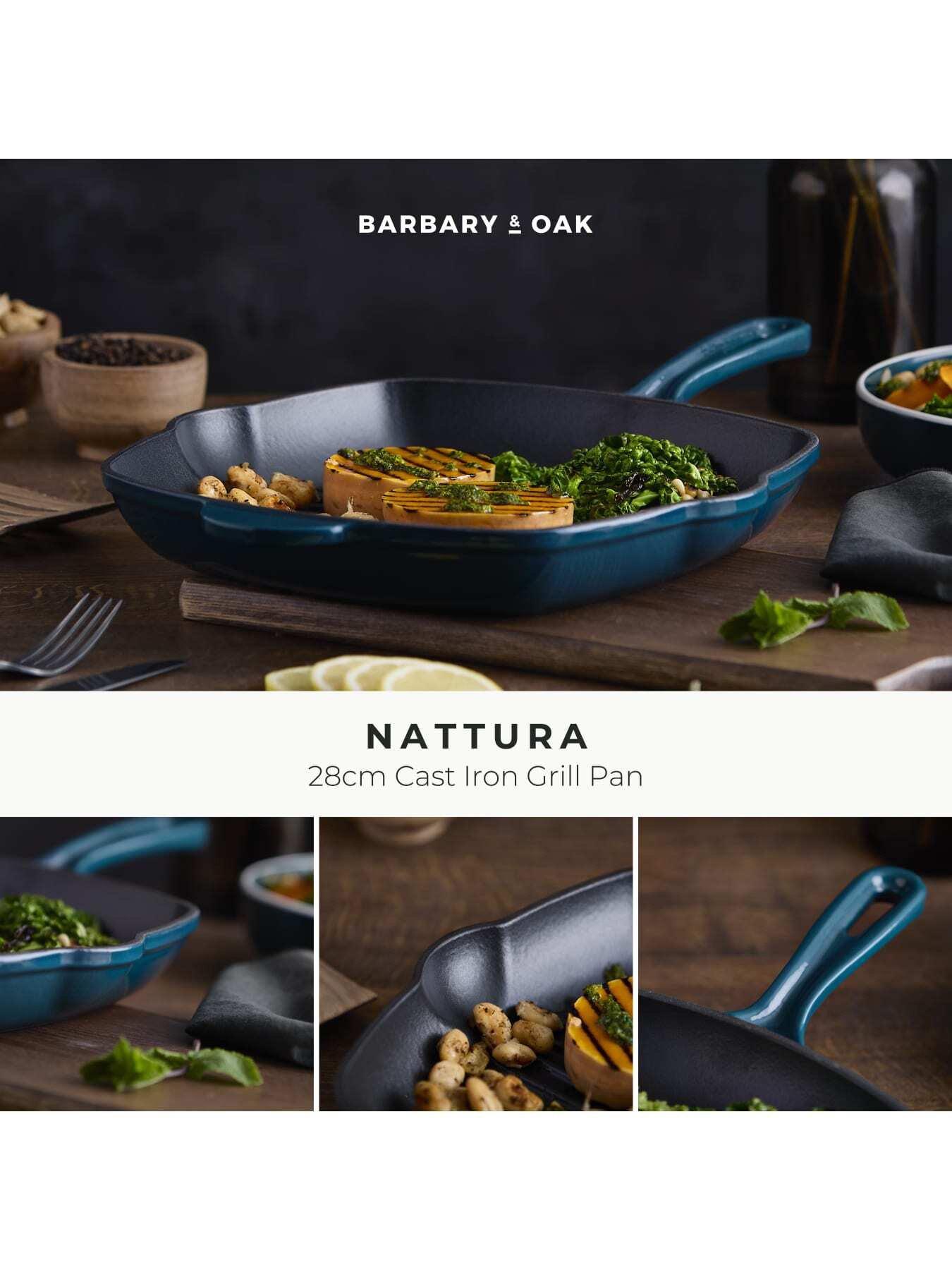 barbary-oak-nattura-28cm-cast-iron-grill-pan-with-pour-spouts-agaveback