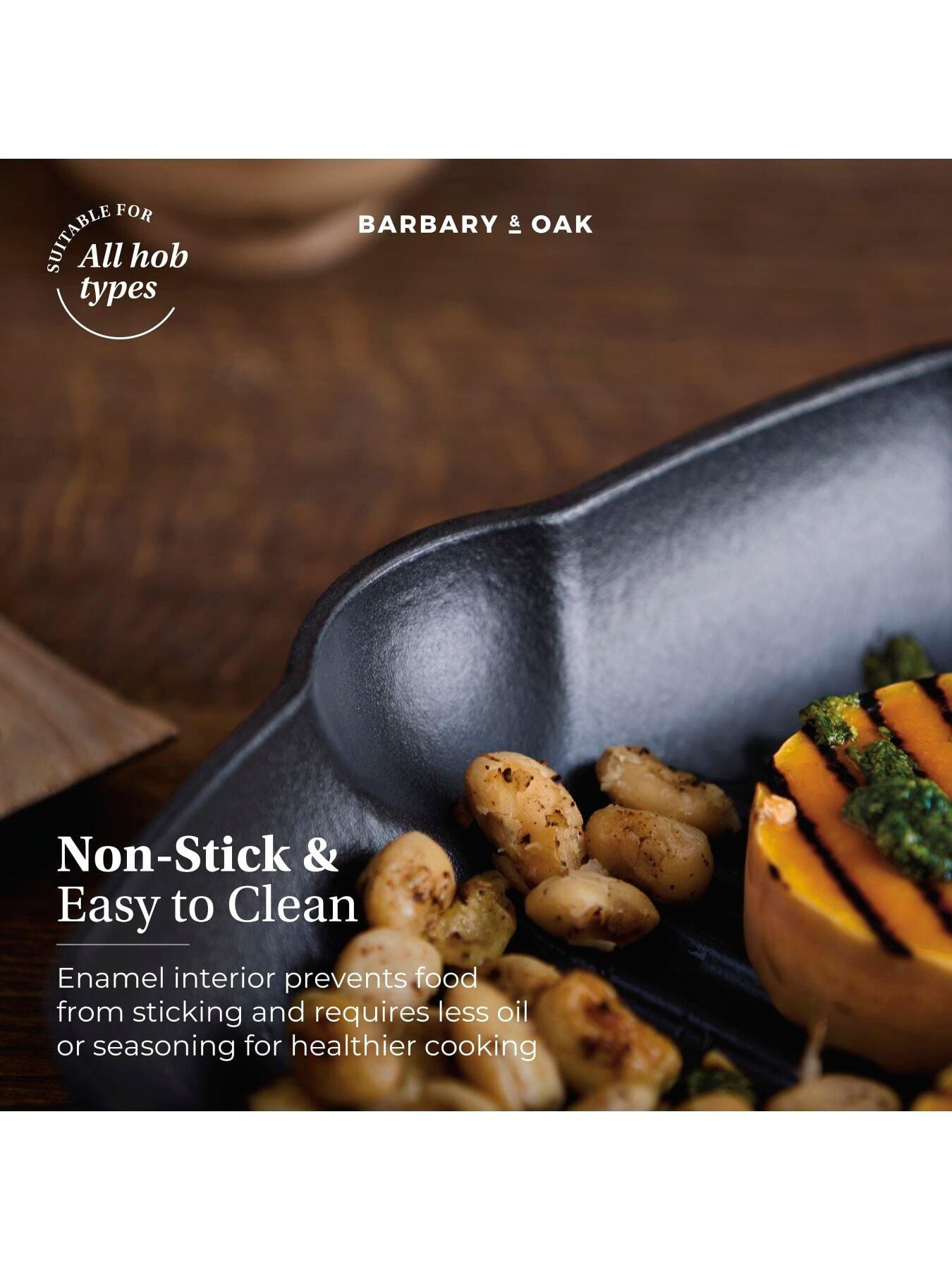 barbary-oak-nattura-28cm-cast-iron-grill-pan-with-pour-spouts-agaveoutfit