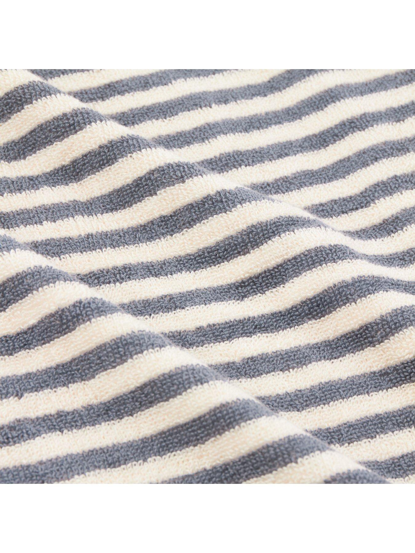 Image 3 of 6 of Yard Hebden Stripe Towel Collection Mineral Blue