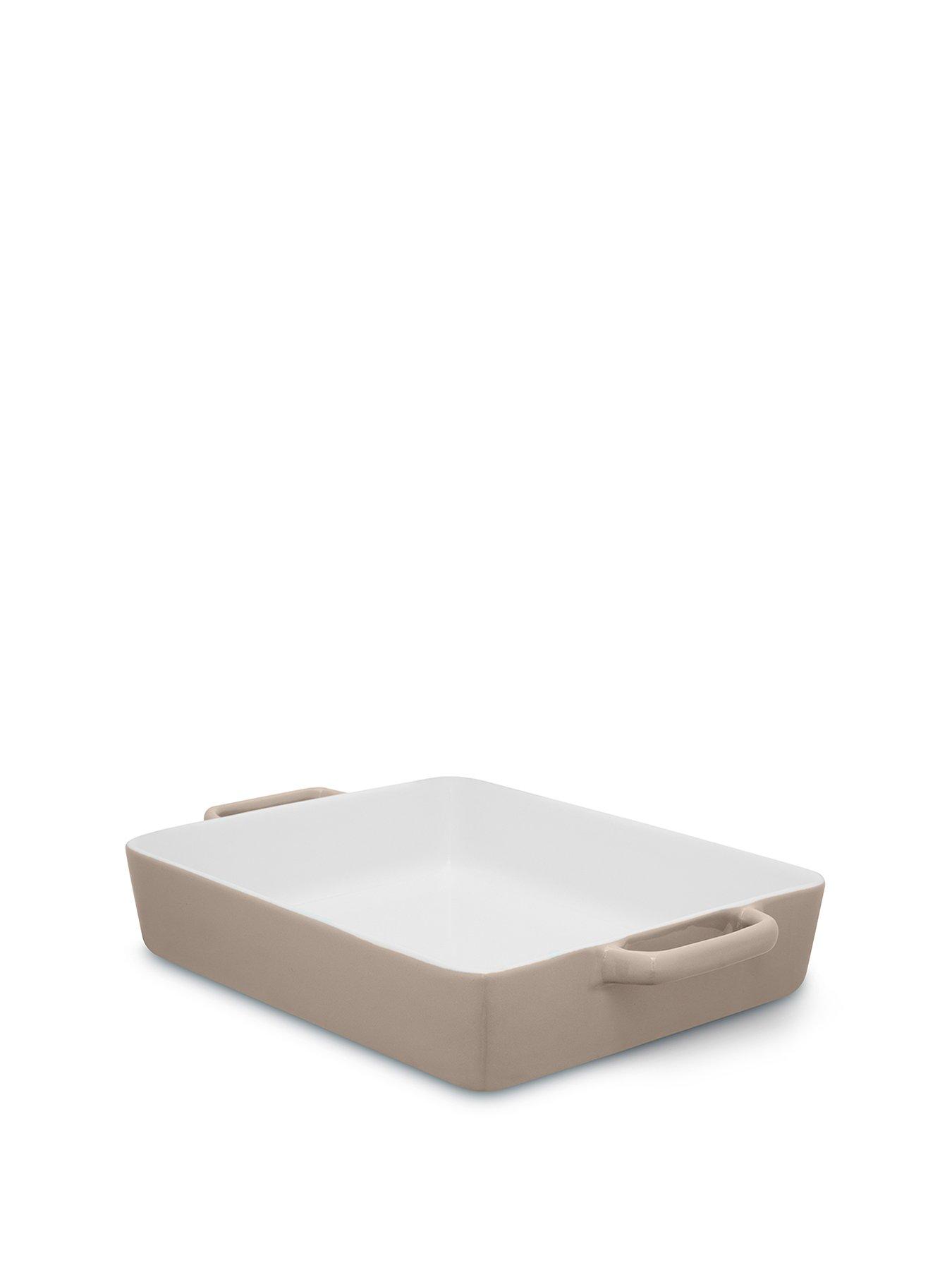 Image 2 of 8 of Barbary & Oak Nattura 38cm Rectangular Baking Dish, Easy Grip Handles, Cashmere