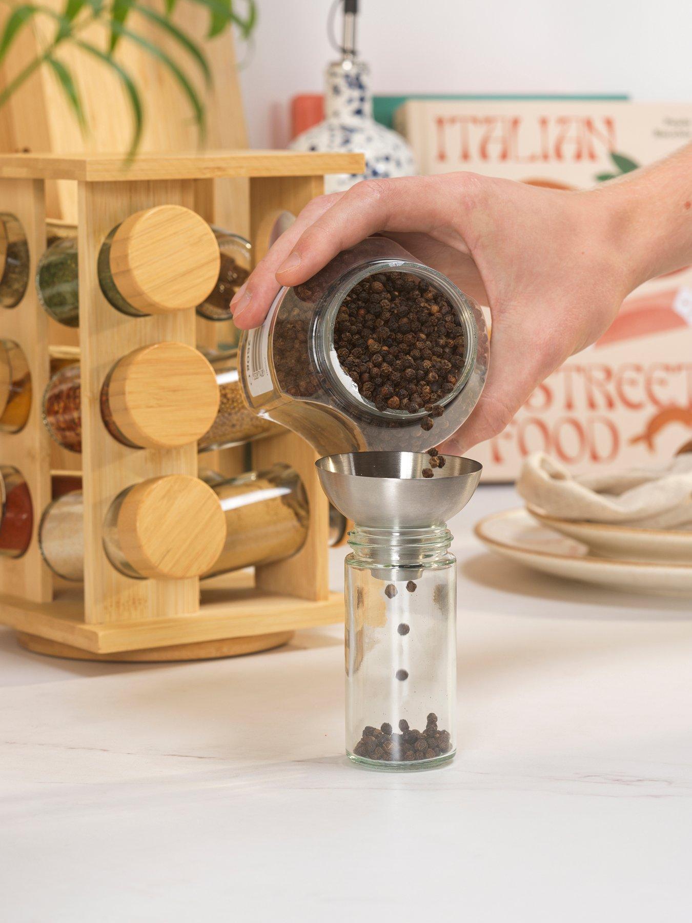 Image 6 of 7 of Salter Salter Bamboo 12 Jar Spice Rack Fsc 100%